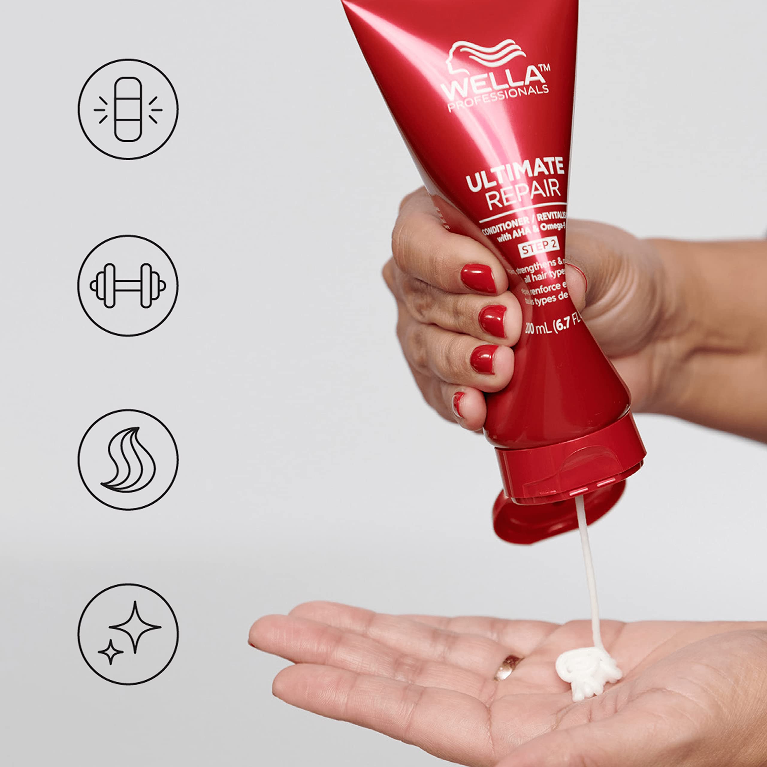 Foto 4 pulgar | Acondicionador Wella Professionals Ultimate Repair 200 Ml - Venta Internacional