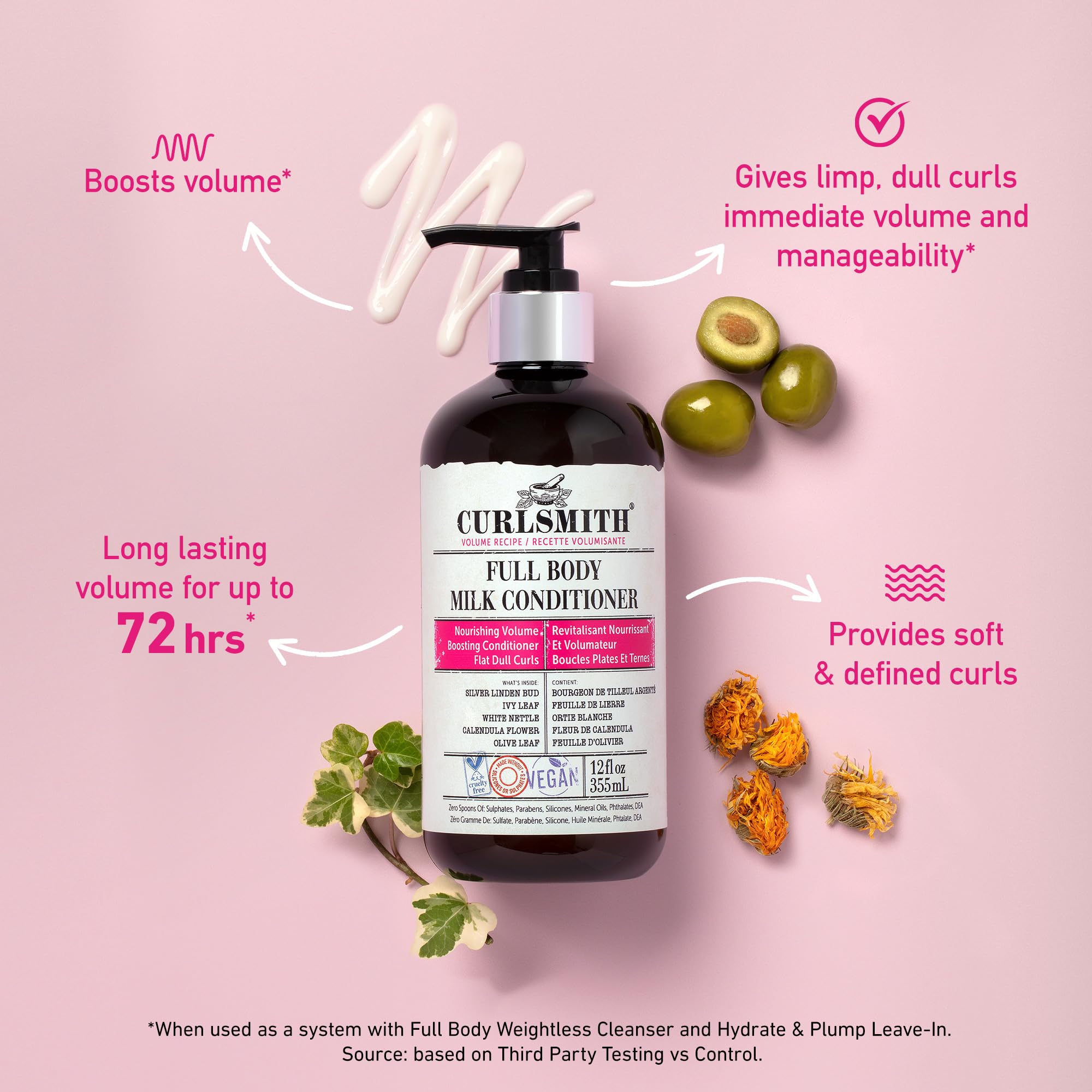 Foto 2 | Acondicionador para Cabello Curlsmith Leche Voluminizador 355 ml - Venta Internacional
