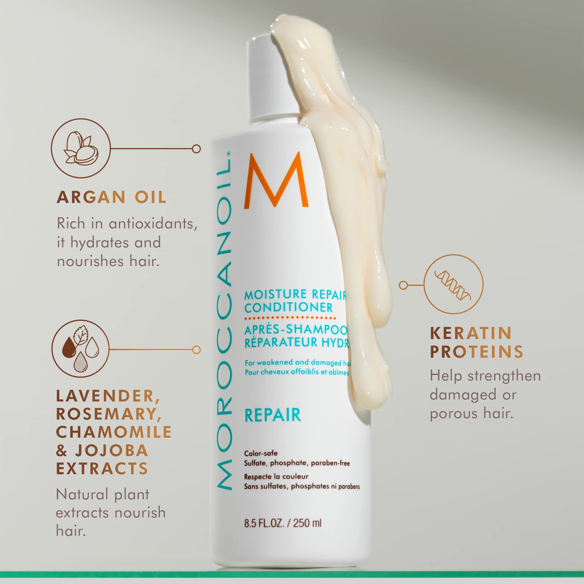 Foto 3 pulgar | Acondicionador Moroccanoil Moisture Repair 250 Ml- Venta Internacional