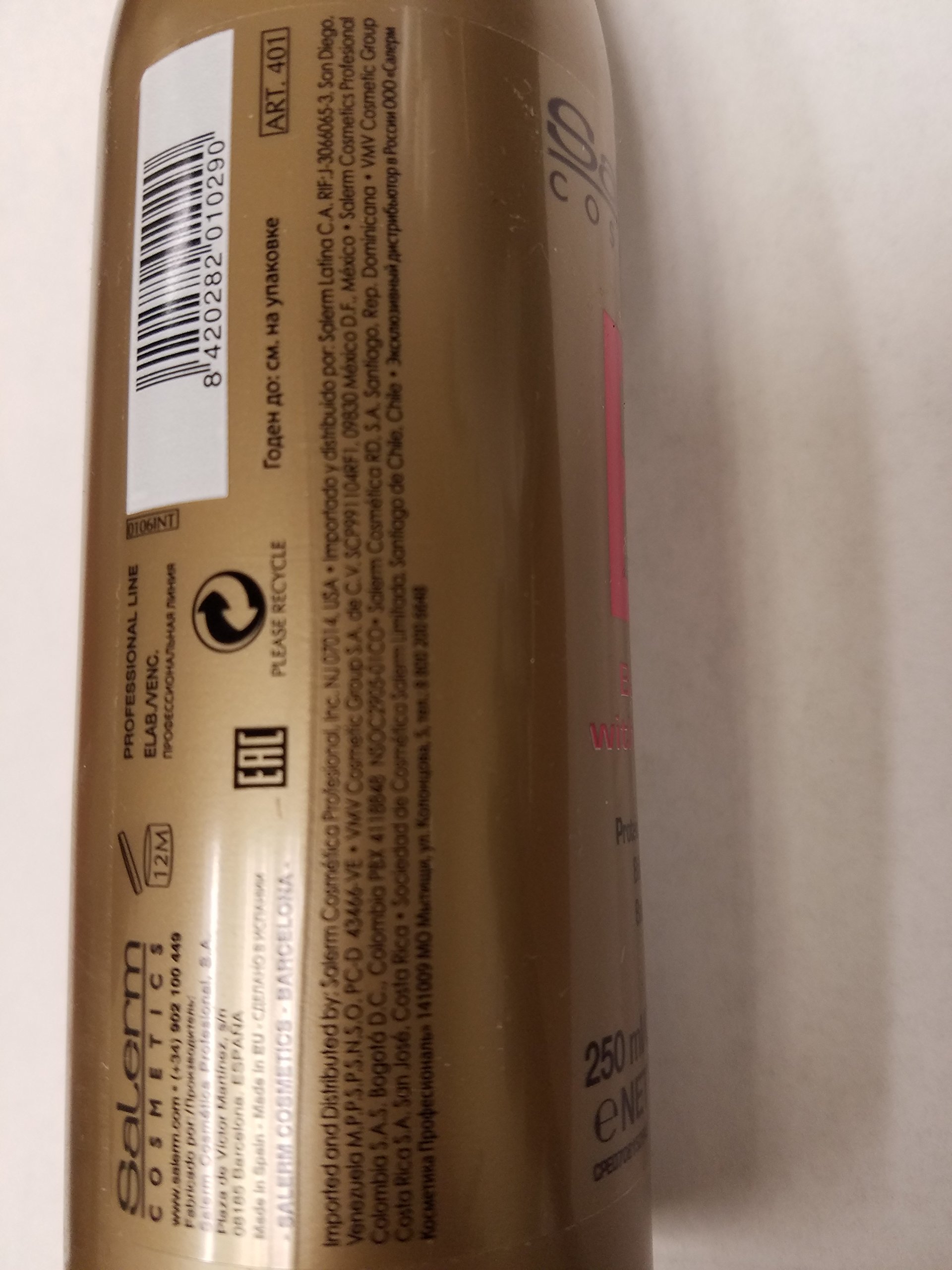 Foto 3 pulgar | Acondicionador Salerm Protein Balsam 250 Ml - Venta Internacional.