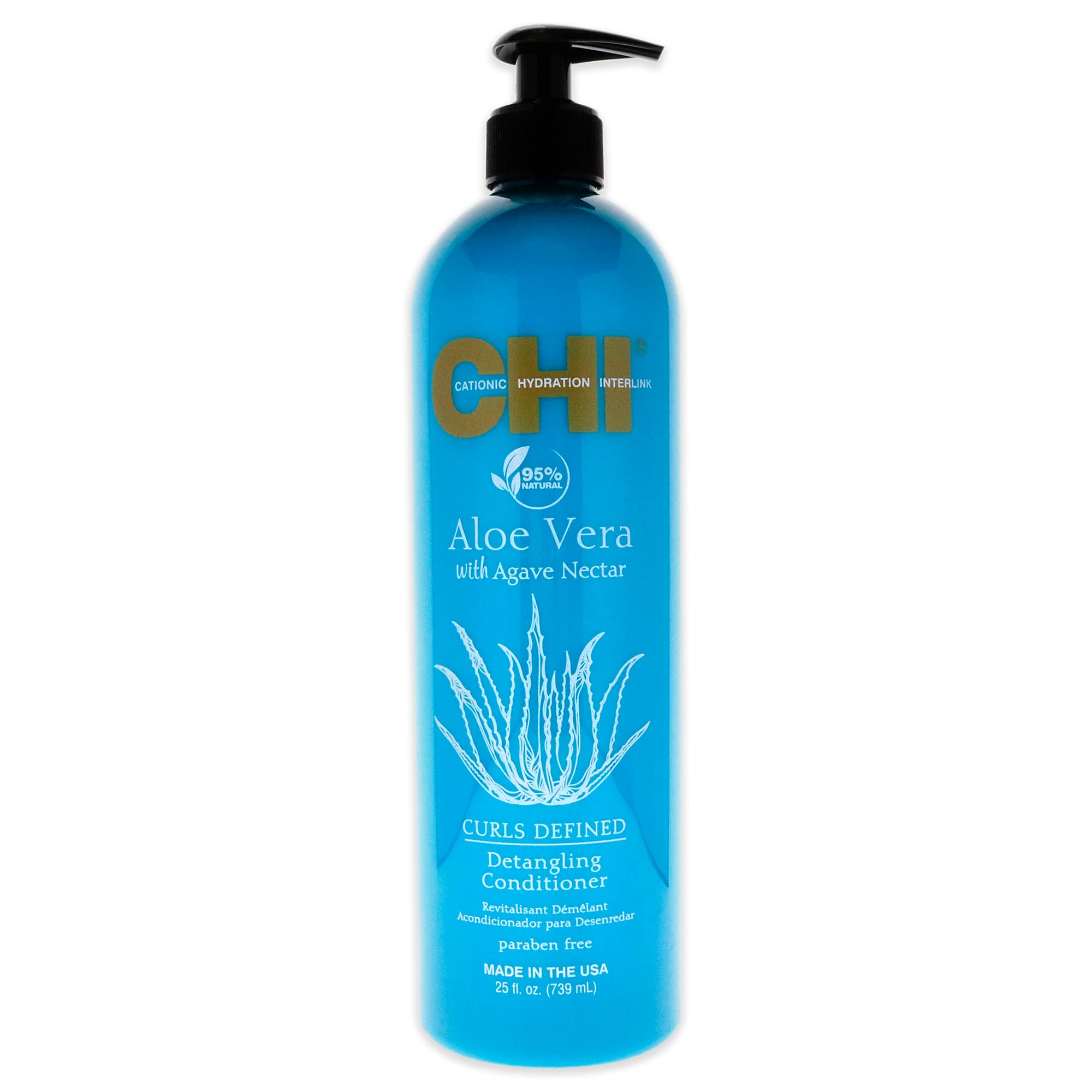 Foto 2 pulgar | Acondicionador Chi Aloe Vera Desenredante 750 Ml Para Cabello Rizado - Venta Internacional.