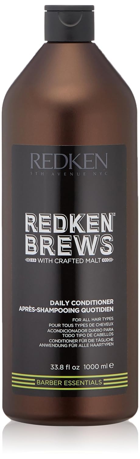 Foto 2 pulgar | Acondicionador Redken Brews Daily Para Hombres, 1 Litro, Cabello Suave, Todo Tipo - Venta Internacional.