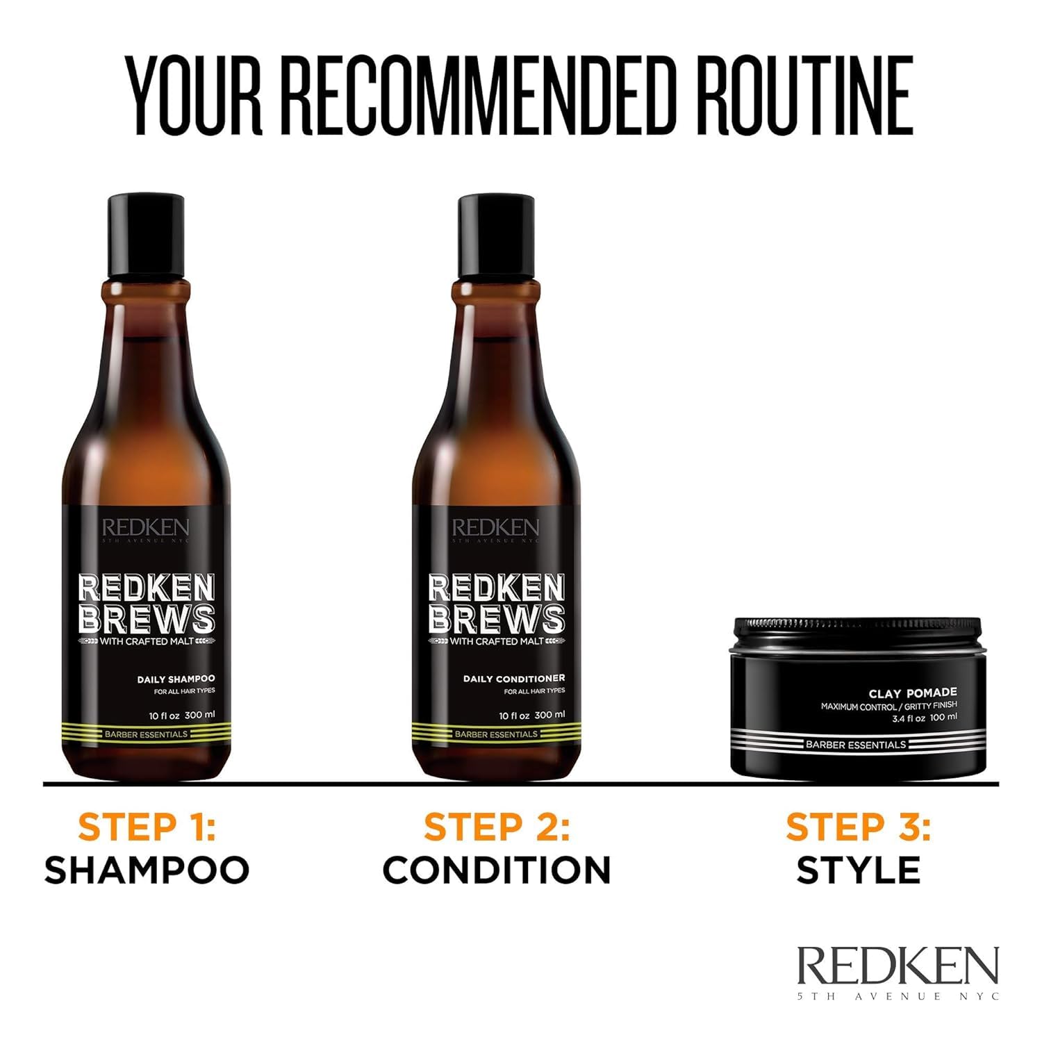 Foto 5 pulgar | Acondicionador Redken Brews Daily Para Hombres, 1 Litro, Cabello Suave, Todo Tipo - Venta Internacional.