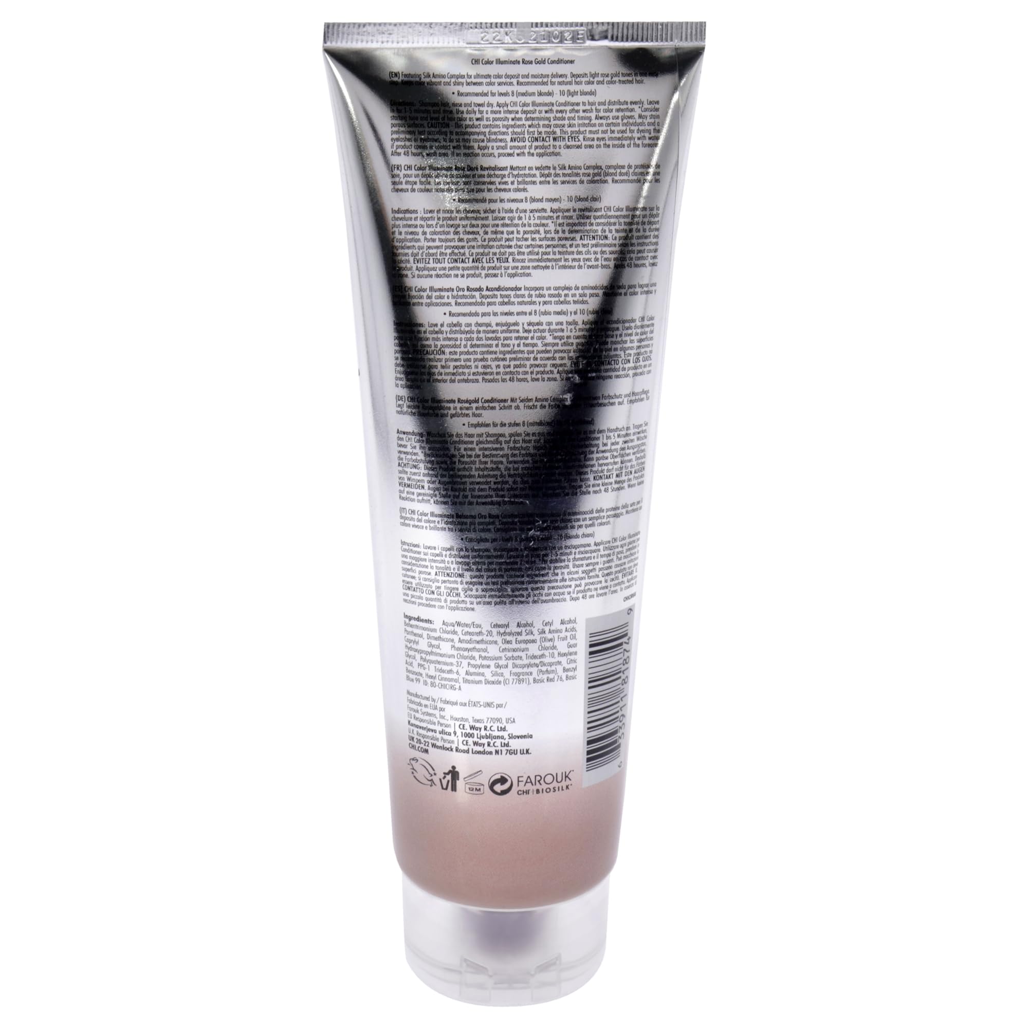 Foto 3 pulgar | Acondicionador Chi Ionic Color Illuminate 250 Ml 95% Natural - Venta Internacional.