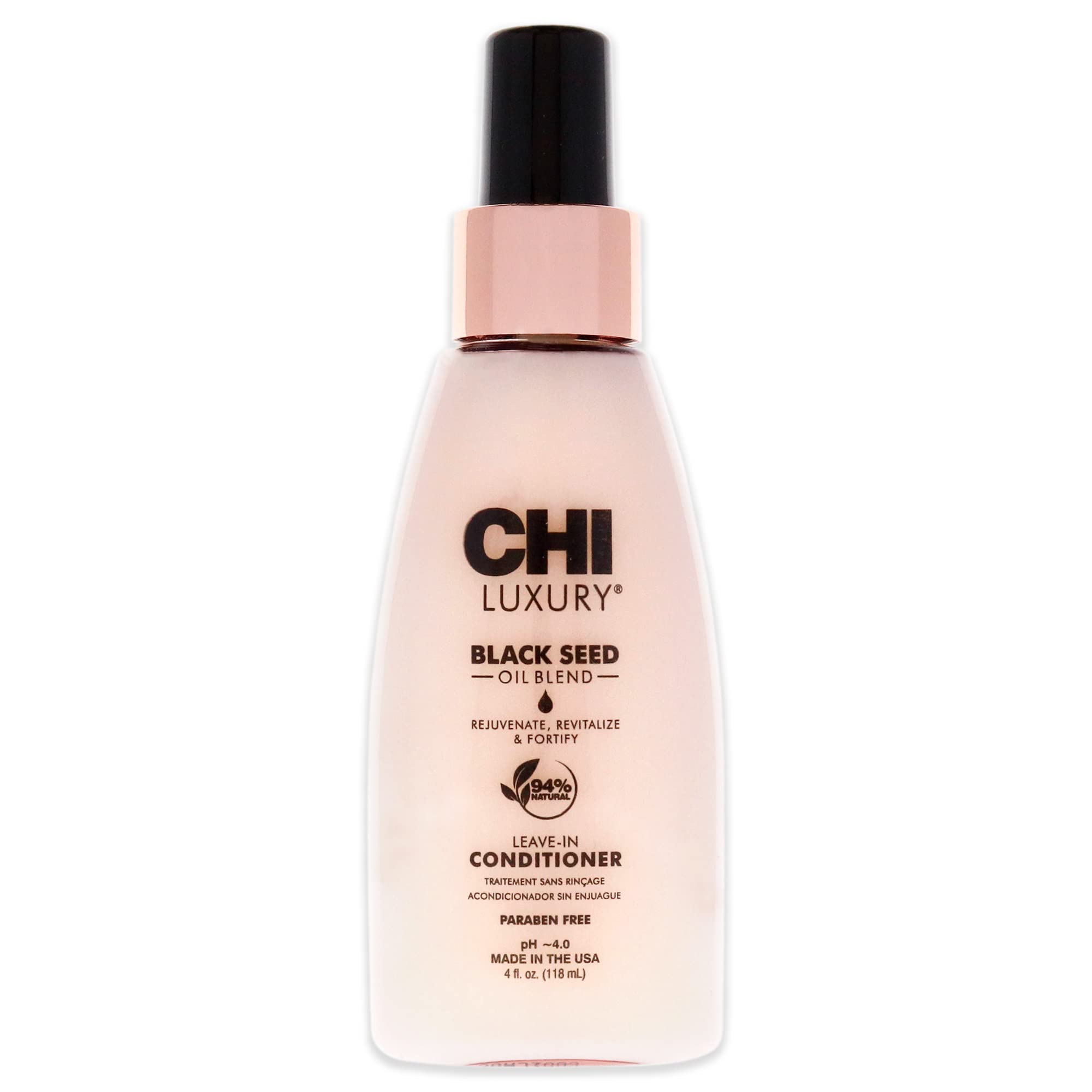 Acondicionador Sin Enjuague Chi Luxury, Aceite De Semillas Negras, 120 Ml - Venta Internacional.