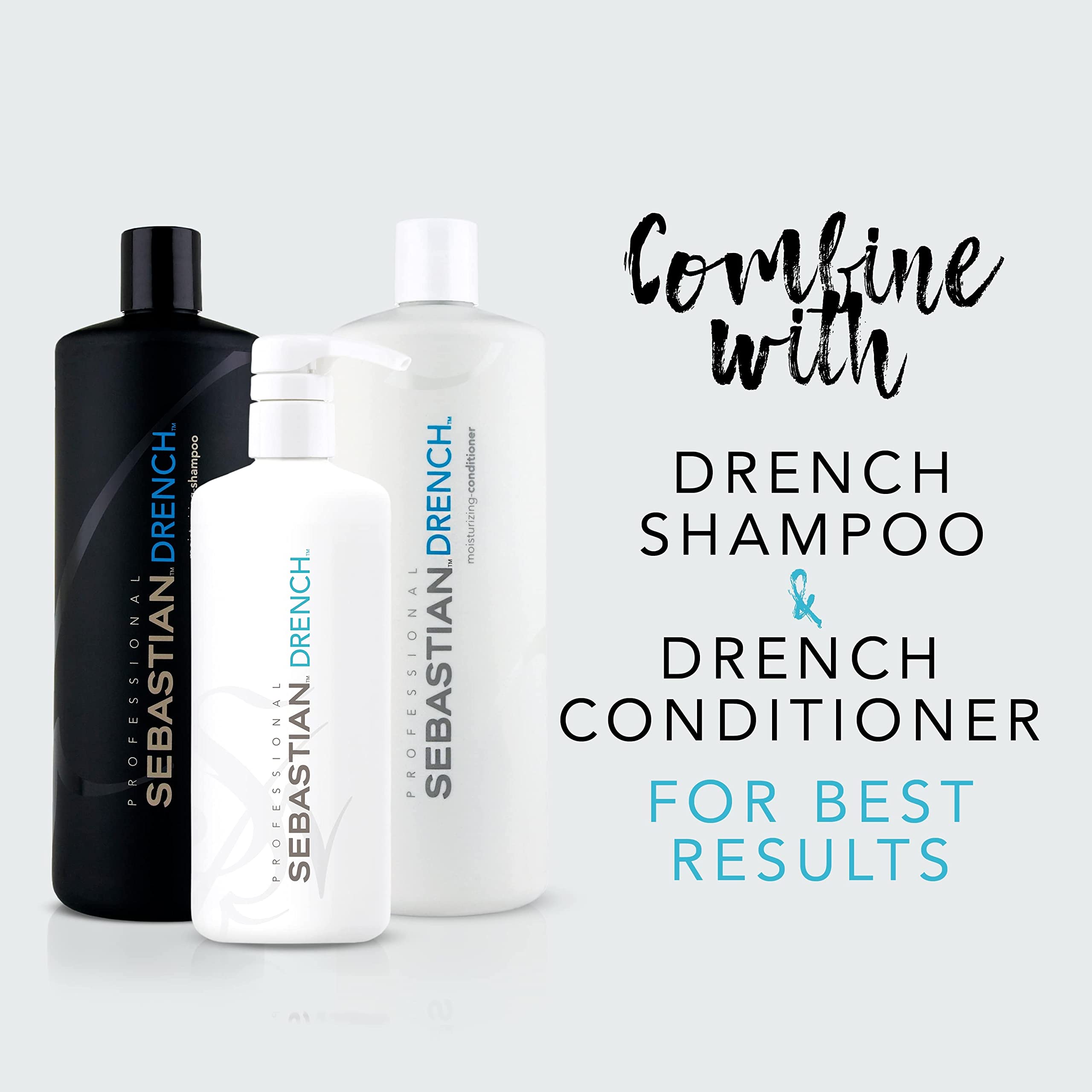 Foto 7 | Acondicionador Sebastian Drench Deep Hidratante 1l Para Cabello Seco - Venta Internacional.
