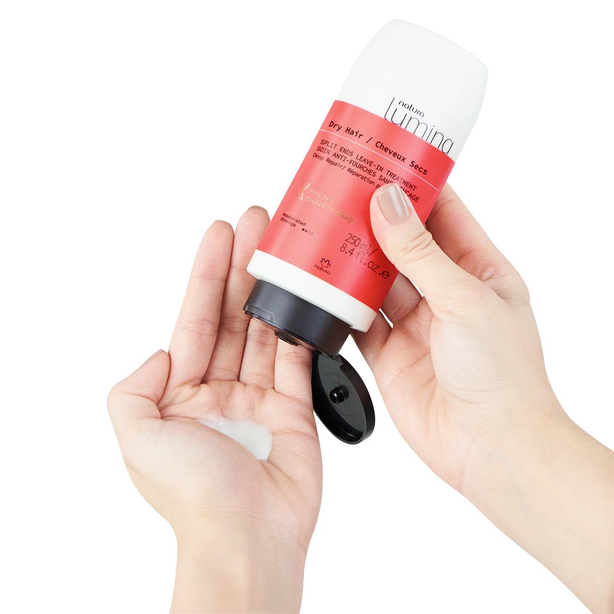 Foto 3 pulgar | Tratamiento Sin Enjuague Natura Lumina Para Cabello Seco Y Puntas Abiertas - Venta Internacional.