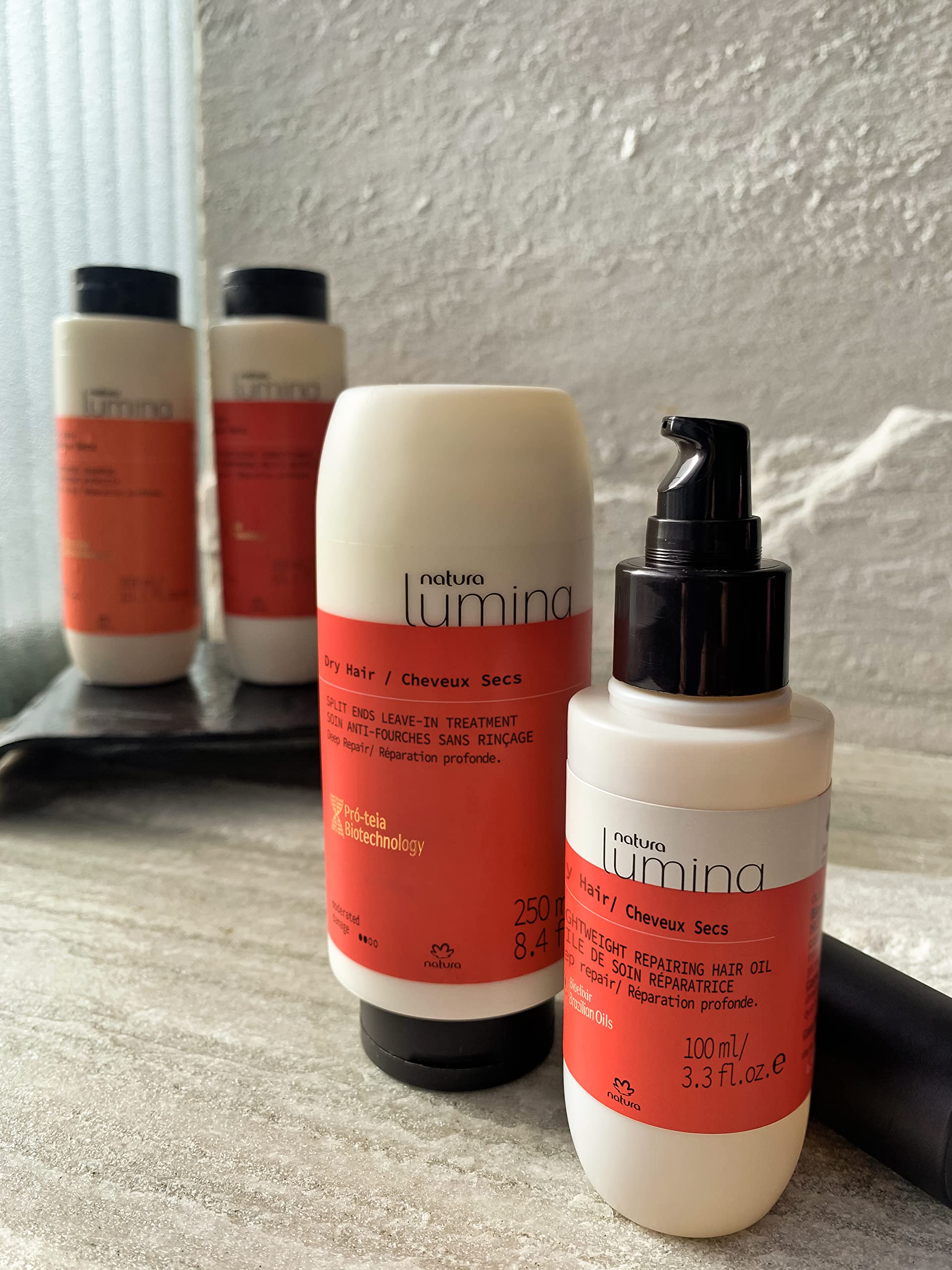 Foto 4 pulgar | Tratamiento Sin Enjuague Natura Lumina Para Cabello Seco Y Puntas Abiertas - Venta Internacional.