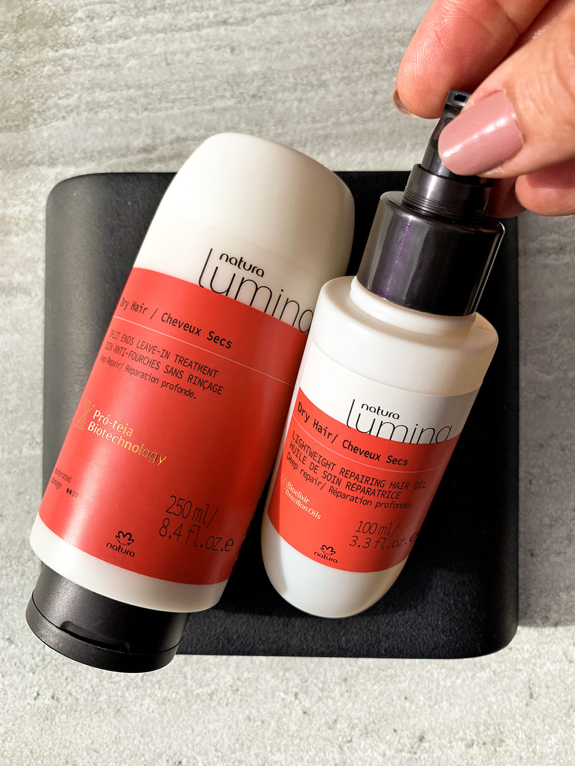 Foto 5 pulgar | Tratamiento Sin Enjuague Natura Lumina Para Cabello Seco Y Puntas Abiertas - Venta Internacional.