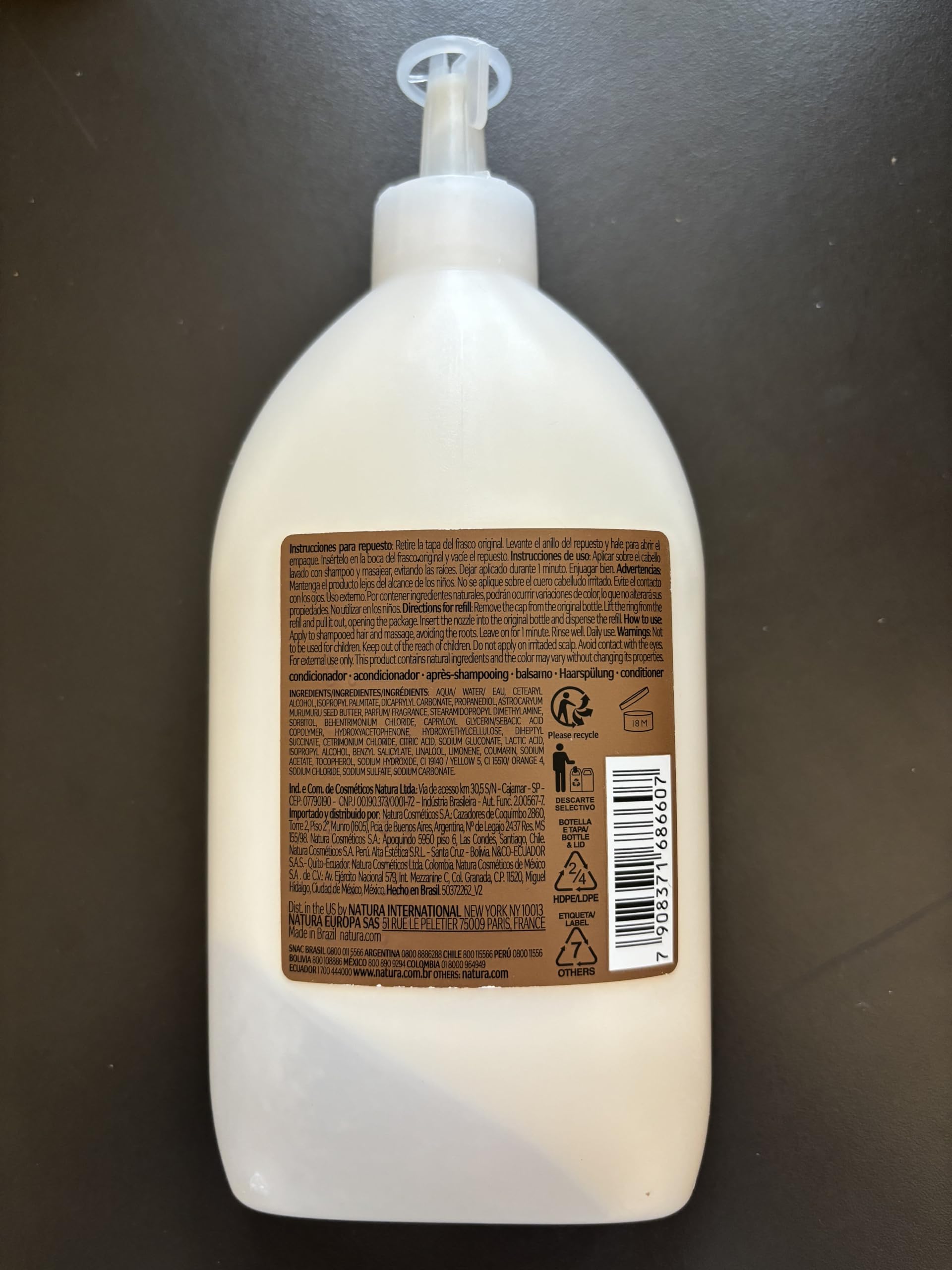 Foto 8 pulgar | Acondicionador Natura Ekos Murumuru Restoring De 300 Ml - Venta Internacional.