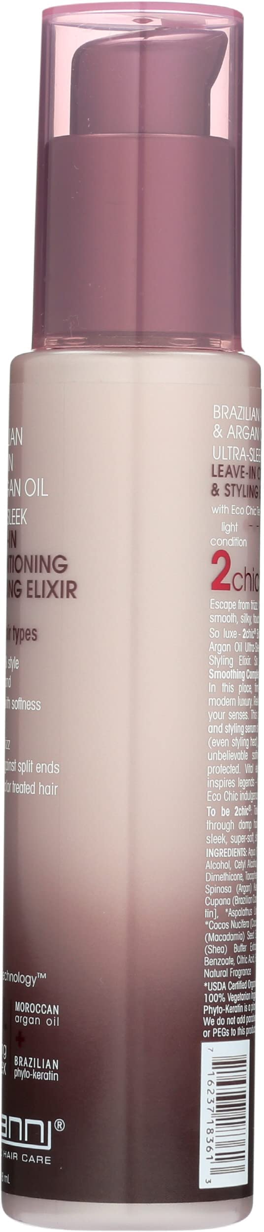 Foto 8 pulgar | Elixir Acondicionador Y De Peinado Sin Enjuague Giovanni 2chic 120 Ml - Venta Internacional.
