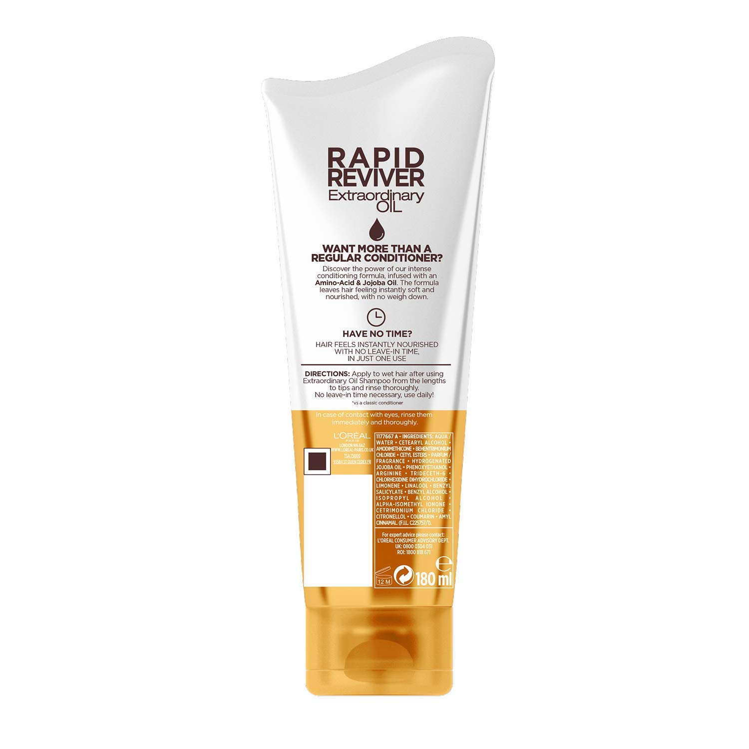 Foto 5 pulgar | Acondicionador L'oréal Paris Elvive Extraordinary Oil 180 Ml - Venta Internacional.