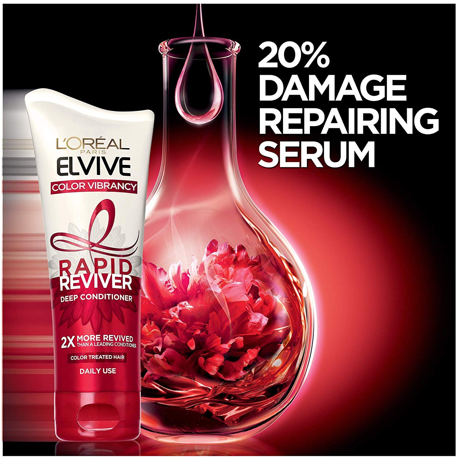 Foto 7 pulgar | Acondicionador Profundo L'oreal Paris Elvive Rapid Reviver 180 Ml X2 - Venta Internacional.