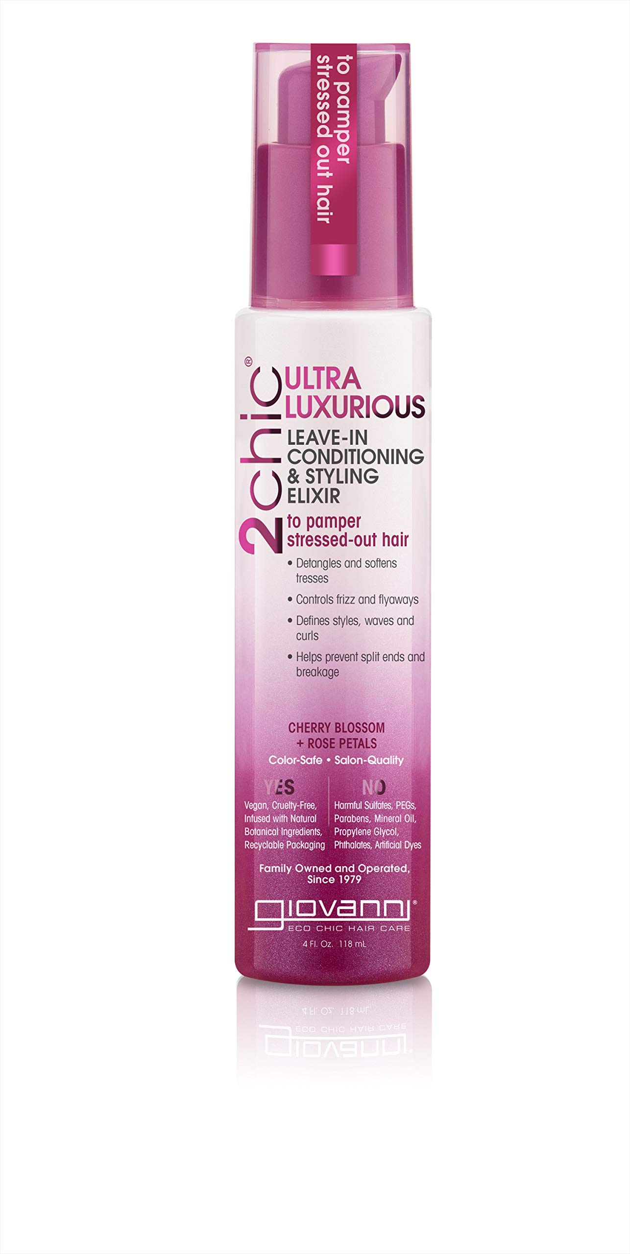 Foto 2 pulgar | Crema Capilar Giovanni 2chic, Ultralujosa, Sin Enjuague, 120 Ml - Venta Internacional.