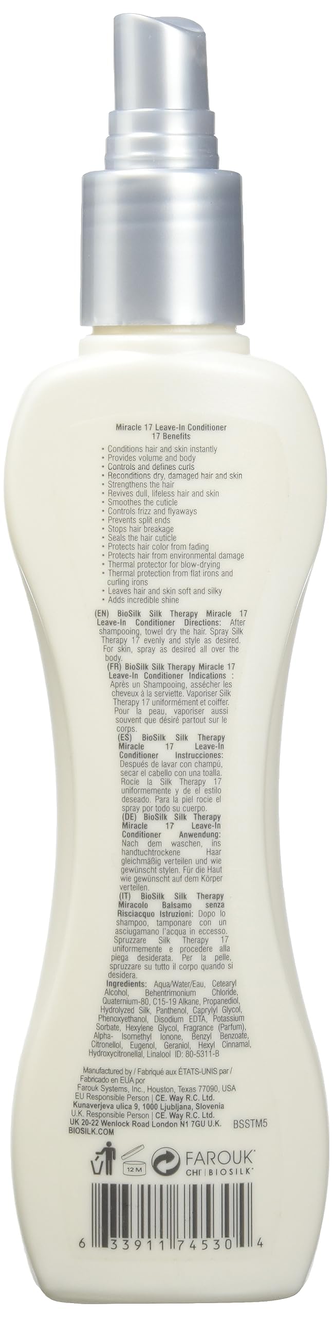 Foto 2 | Acondicionador sin Enjuague Biosilk Silk Therapy 167 Ml - Venta Internacional