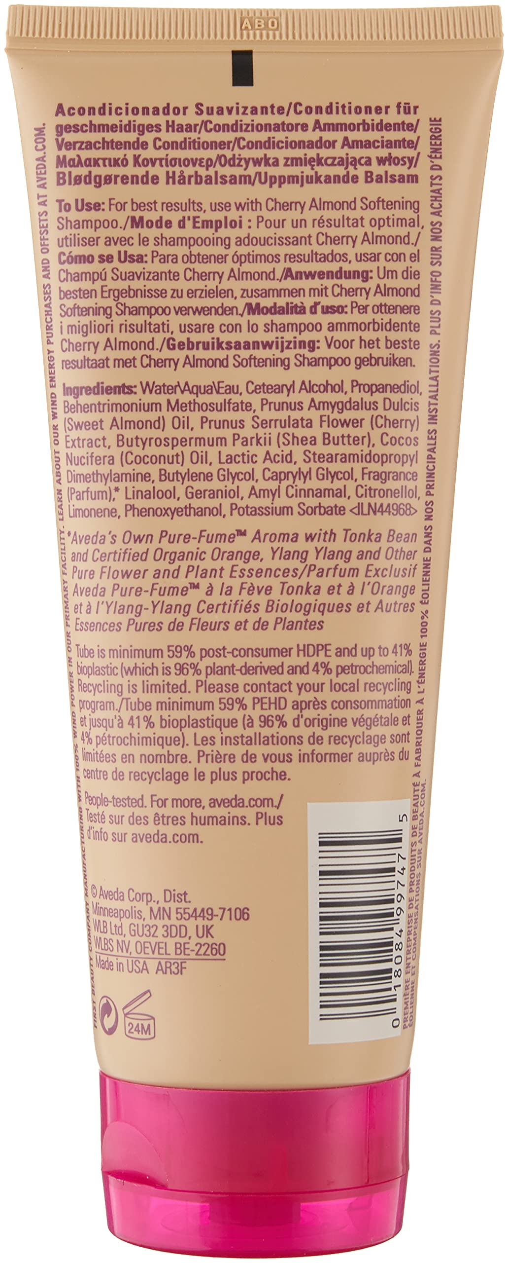 Foto 4 pulgar | Acondicionador Aveda Cherry Almond Suavizante 200 Ml - Venta Internacional.