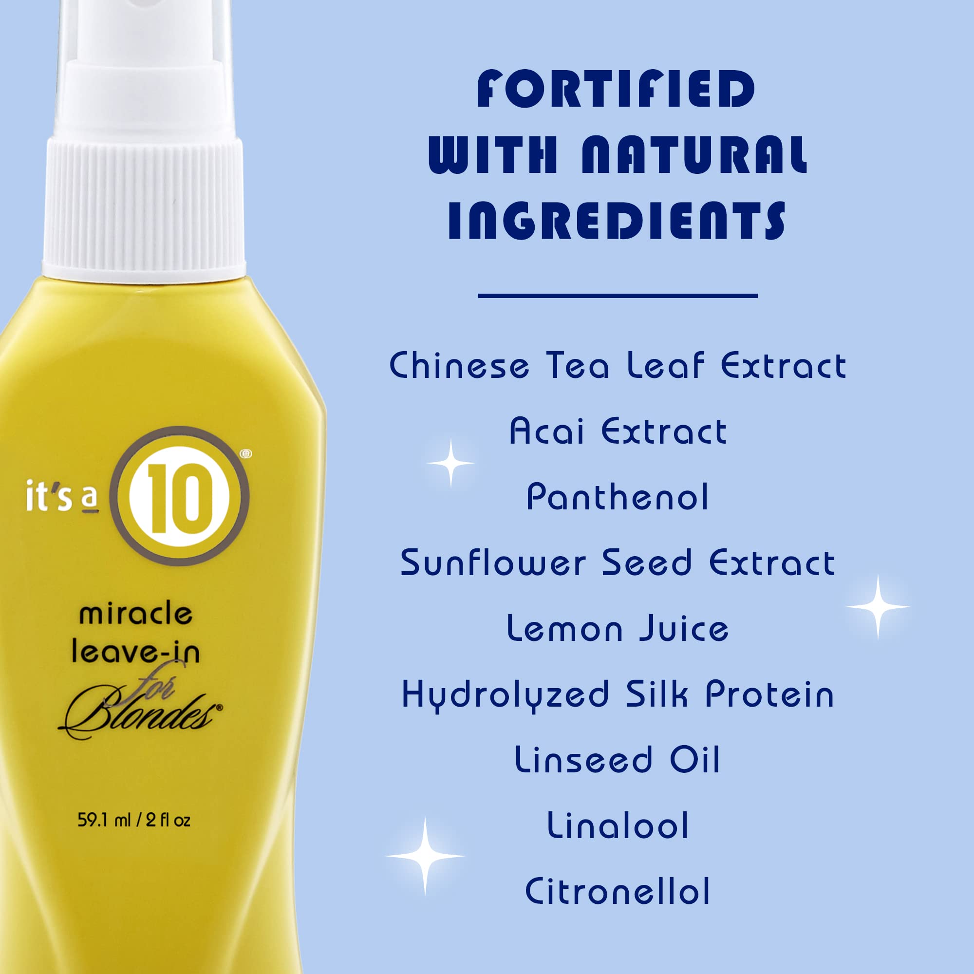 Foto 4 pulgar | Haircare It's A 10 Miracle Leave-in Para Rubias, 60 Ml - Venta Internacional.
