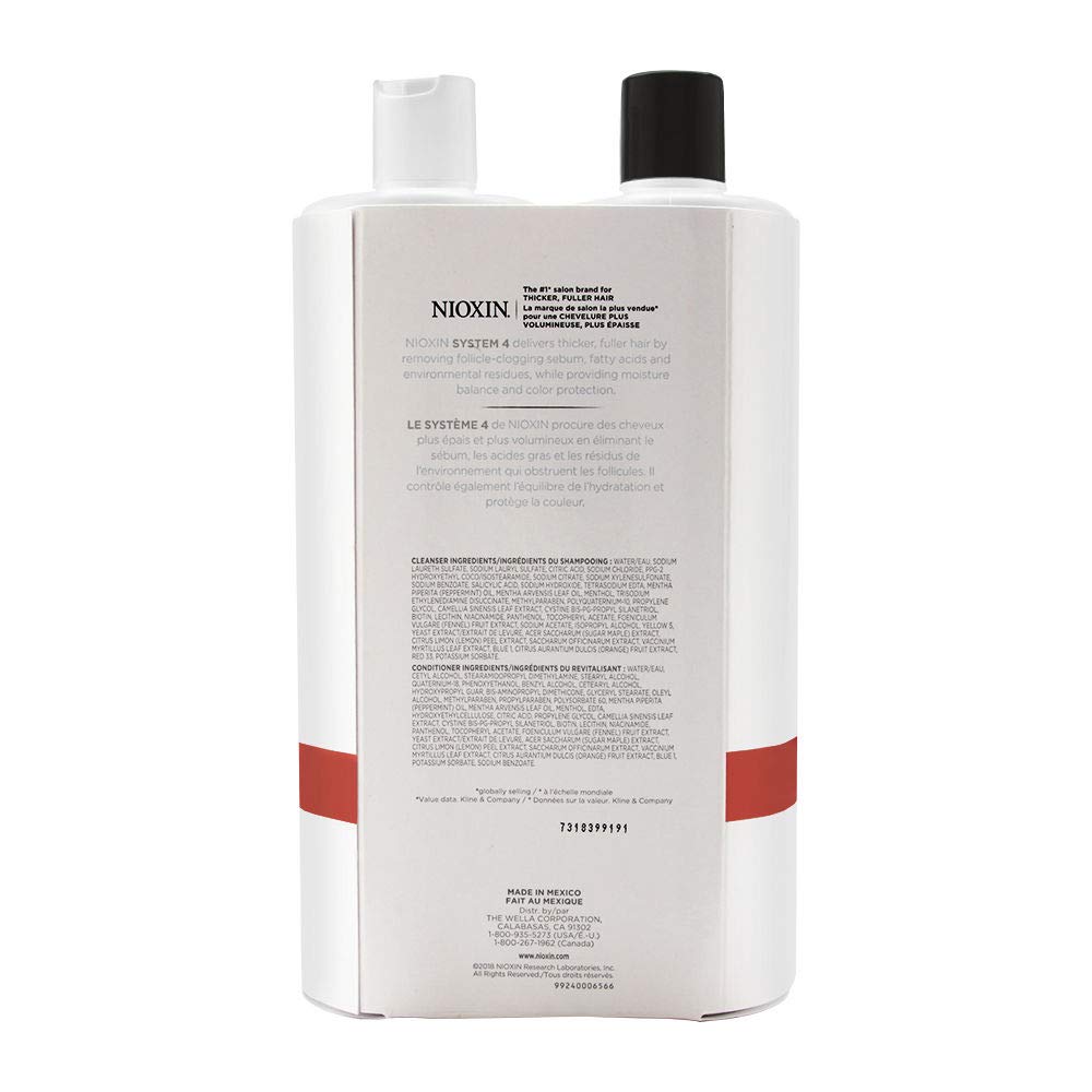 Foto 2 | Champú Y Acondicionador Duo Nioxin System 4 1l - Venta Internacional.