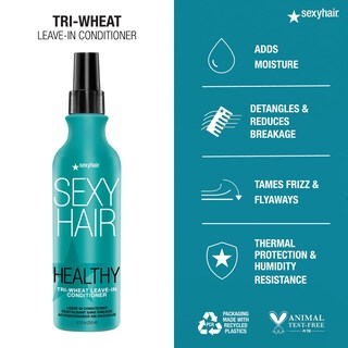 Foto 3 | Acondicionador Sin Enjuague Sexyhair Healthy Tri-wheat 250 Ml - Venta Internacional.