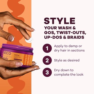 Foto 4 | Crema Eco Style Texture Edit Koily Define 180 Ml Para Cabello Tipo 4 - Venta Internacional.