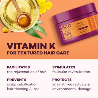 Foto 6 | Crema Eco Style Texture Edit Koily Define 180 Ml Para Cabello Tipo 4 - Venta Internacional.