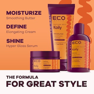Foto 7 | Crema Eco Style Texture Edit Koily Define 180 Ml Para Cabello Tipo 4 - Venta Internacional.
