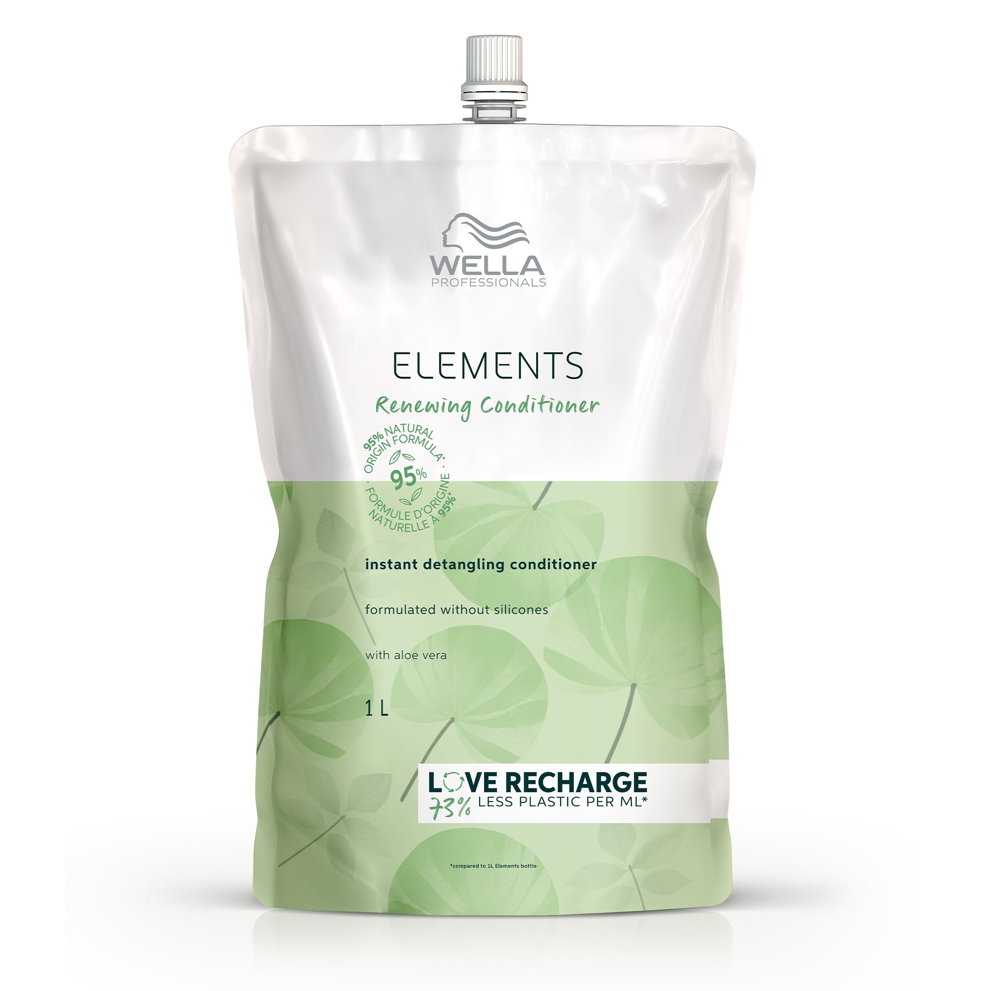 Acondicionador Wella Professionals Elements Gentle, Bolsa De 1 Litro - Venta Internacional.