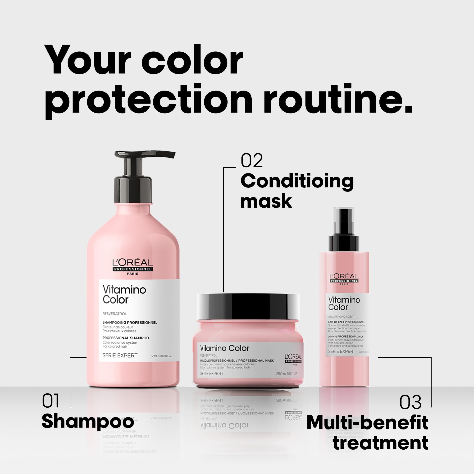 Foto 4 | Acondicionador L'oreal Professionnel Vitamino Color 500 Ml - Venta Internacional.