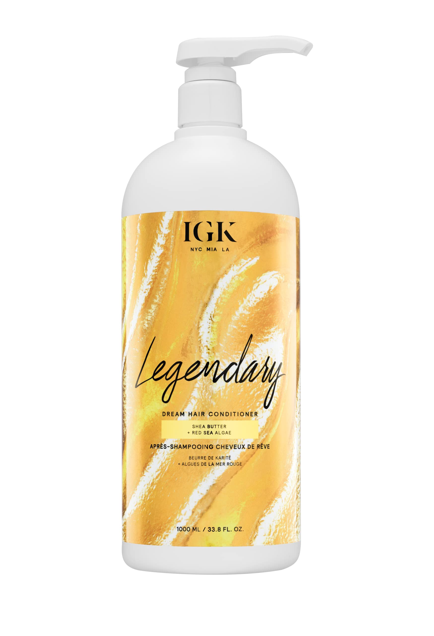 Foto 2 pulgar | Acondicionador Igk Legendary Dream Hair, 1 Litro, Brillo Hidratado Y Saludable - Venta Internacional.