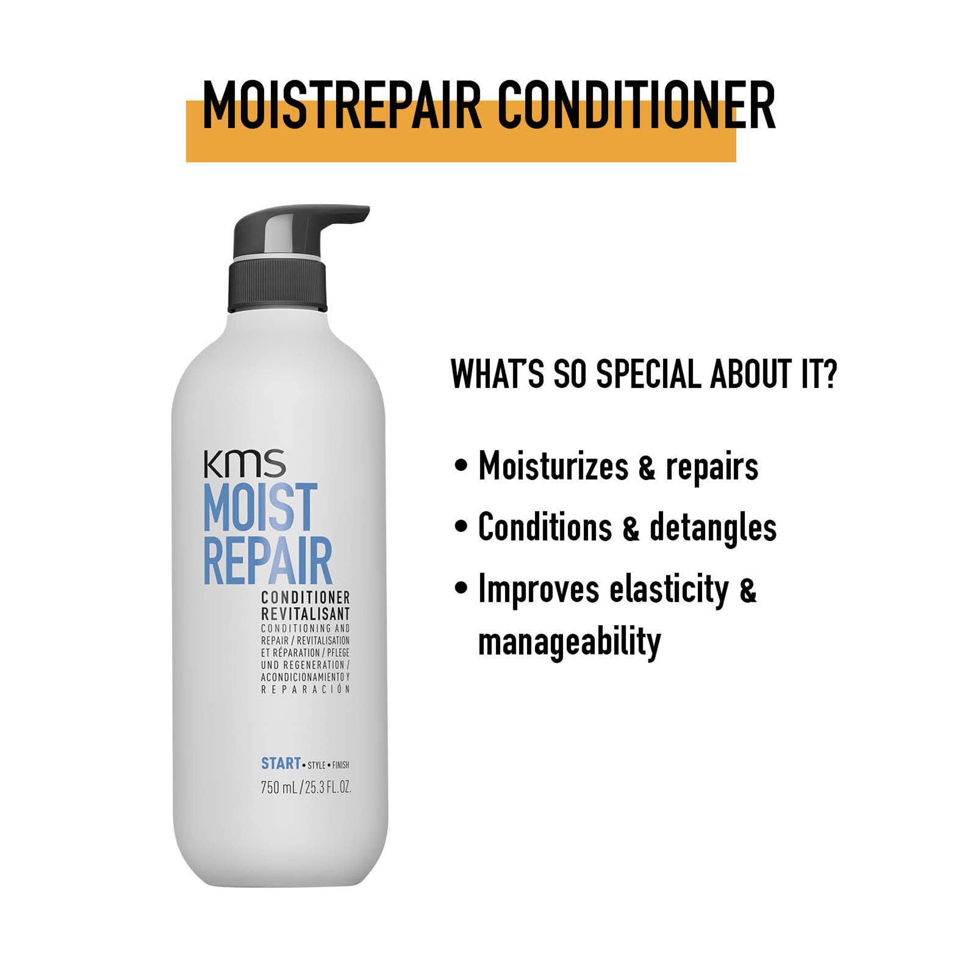 Foto 4 pulgar | Acondicionador Kms Moistrepair 750 Ml - Venta Internacional.