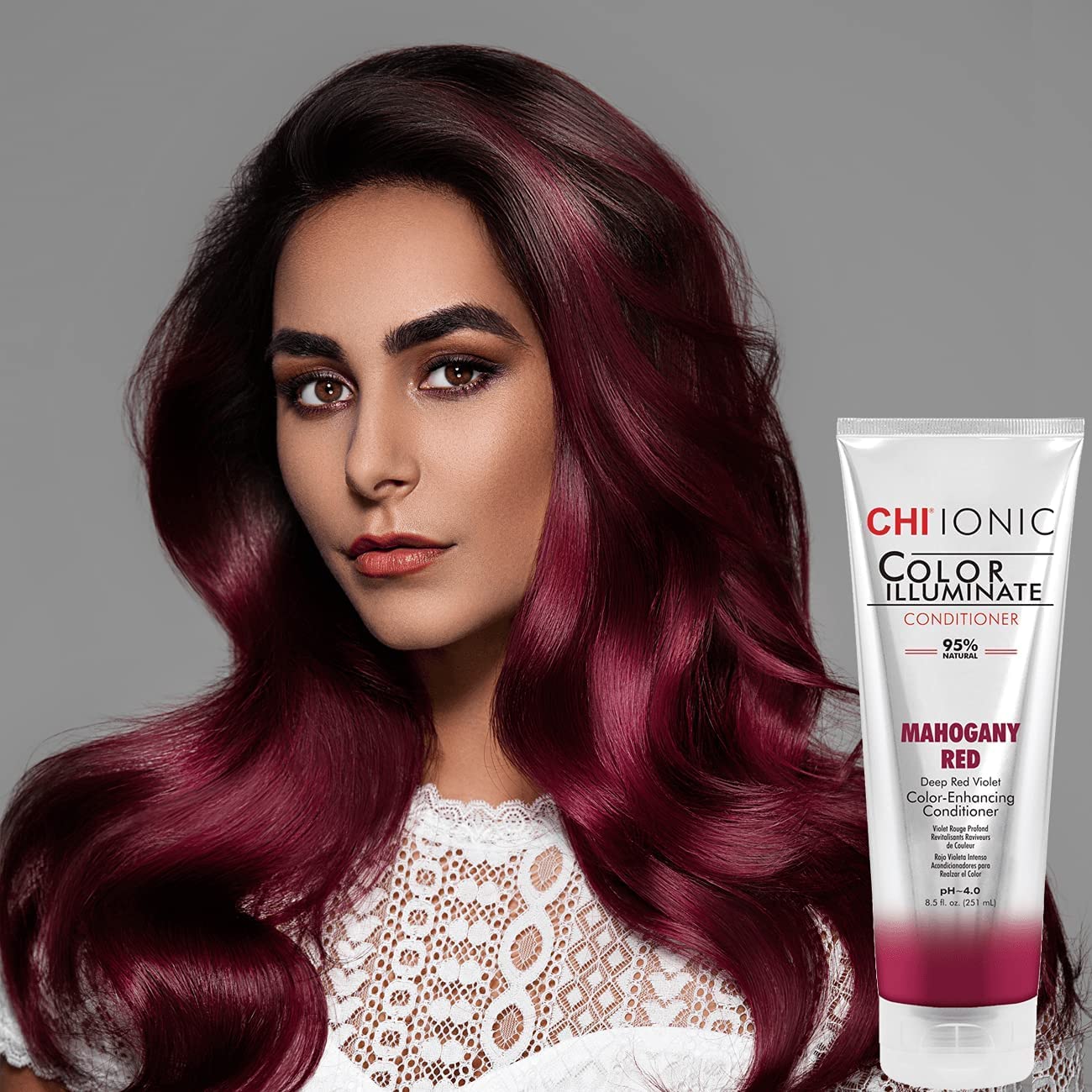 Foto 6 pulgar | Acondicionador Chi Ionic Color Illuminate 250 Ml 95% Natural - Venta Internacional.