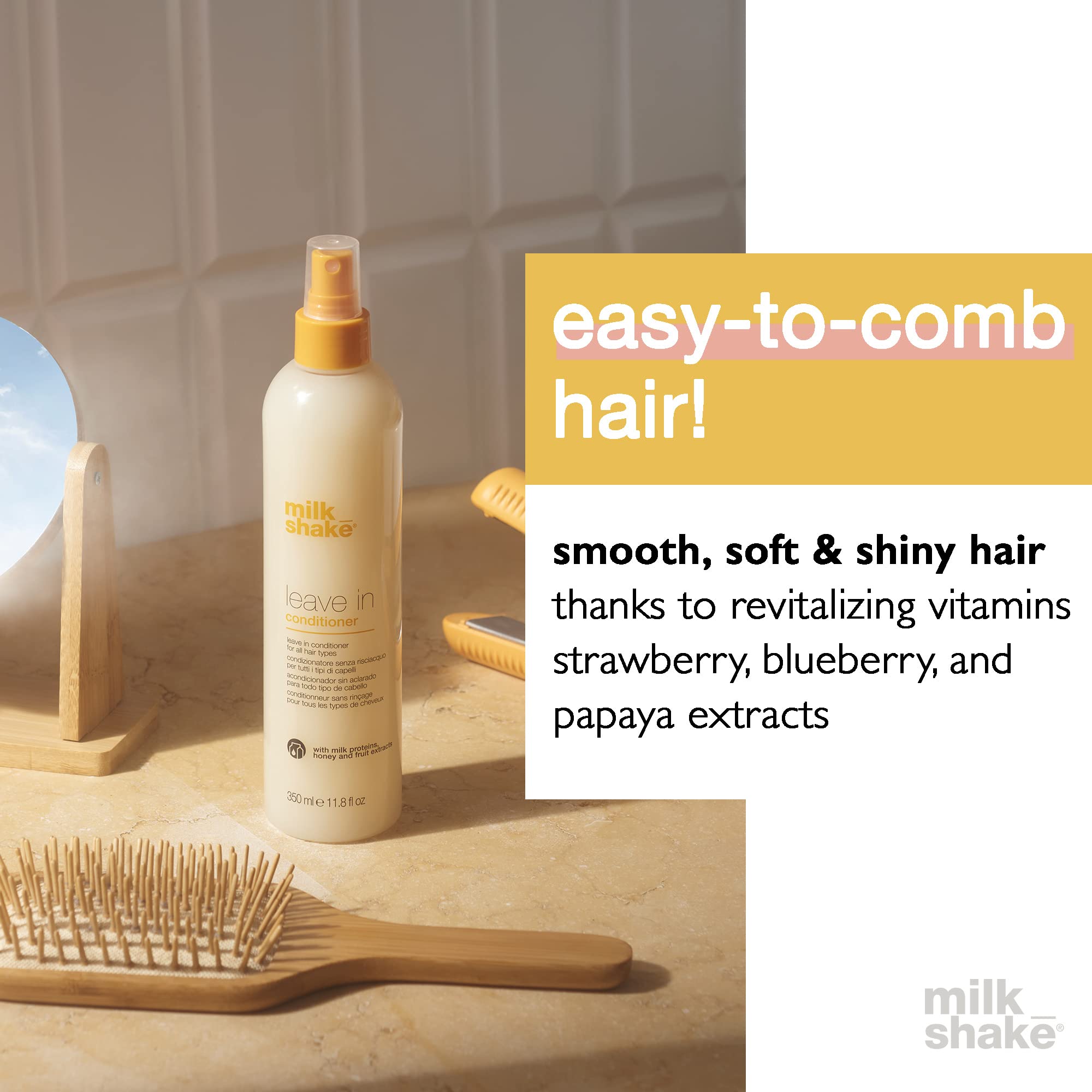 Foto 5 | Acondicionador Sin Enjuague En Aerosol Desenredante Milk_shake 350 Ml - Venta Internacional.