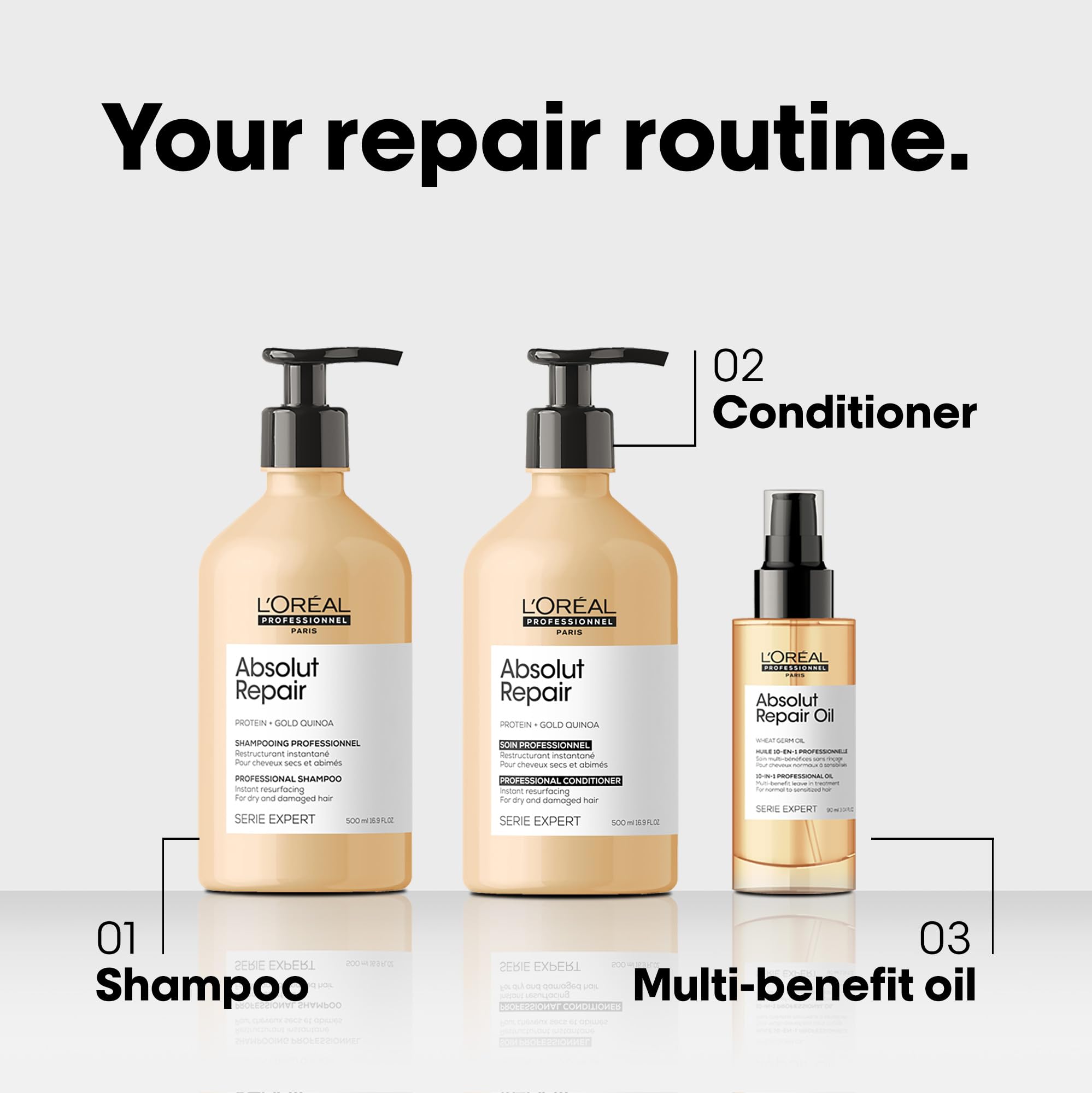 Foto 7 pulgar | Acondicionador L'oreal Professionnel Absolut Repair 500 Ml - Venta Internacional.