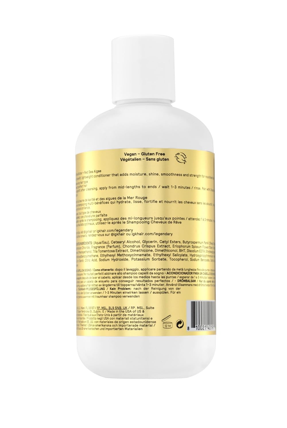 Foto 3 pulgar | Acondicionador Igk Legendary Dream Hair 240 Ml Healthy Hydrated - Venta Internacional.
