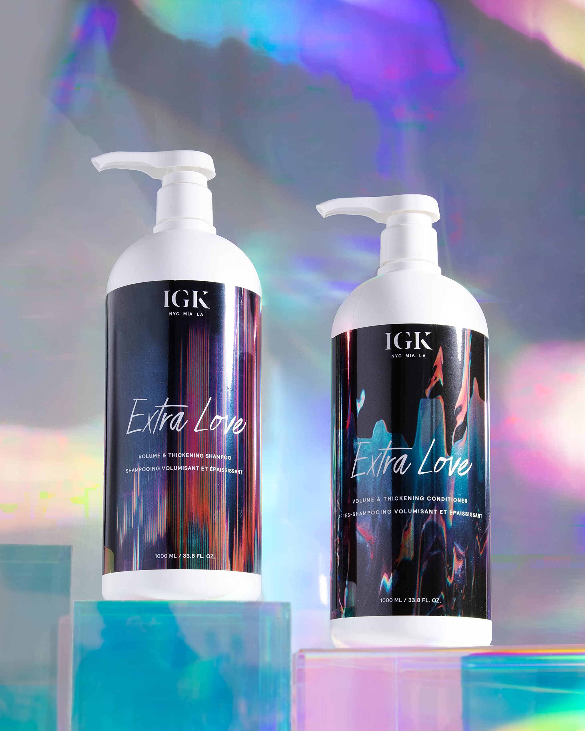 Foto 3 pulgar | Acondicionador Igk Extra Love Volume & Thickening 1l - Venta Internacional.