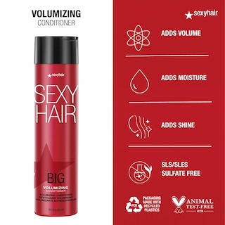 Foto 3 | Acondicionador Sexyhair Big Voluminizing, 300 Ml, Hidrata Todo El Cabello - Venta Internacional.