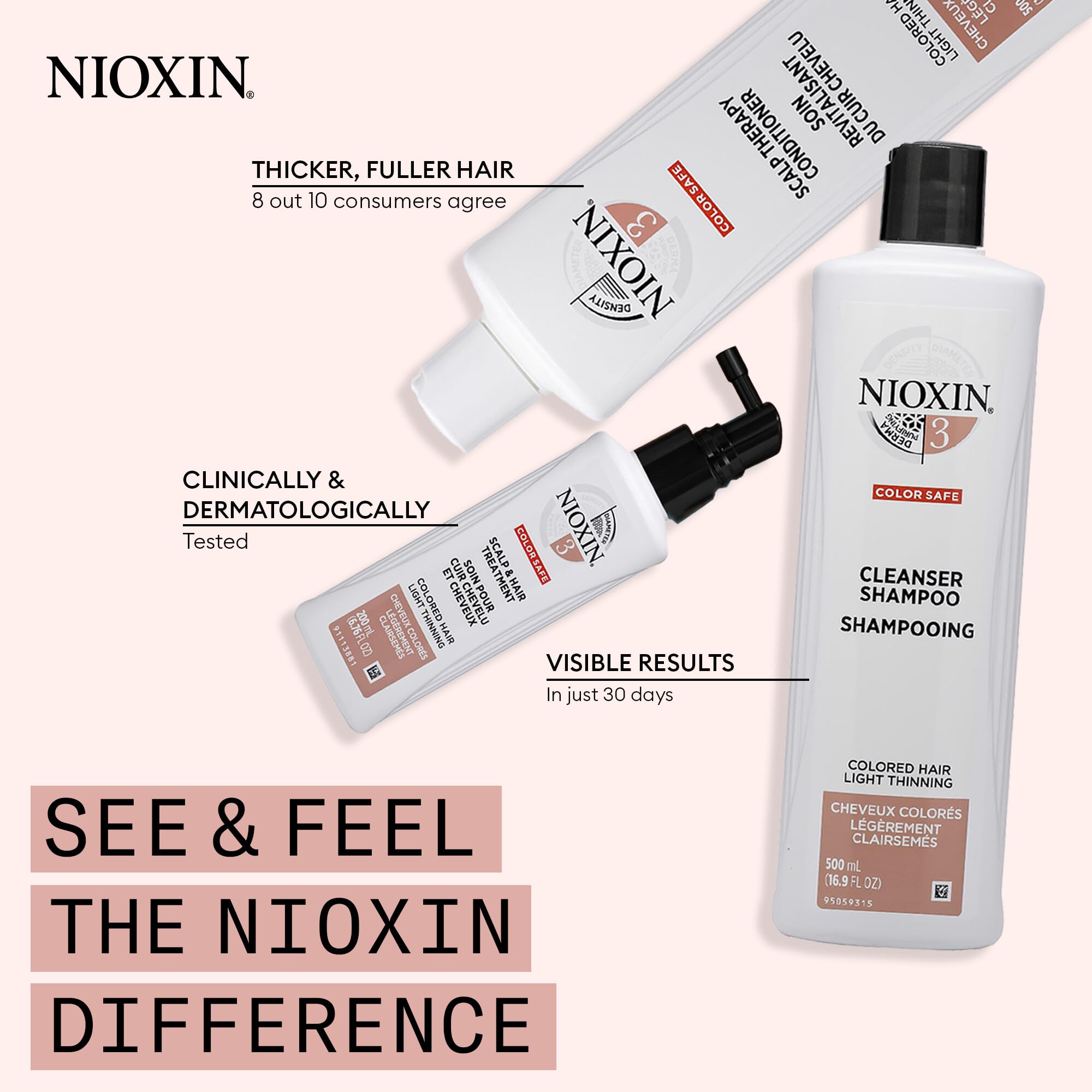 Foto 8 pulgar | Acondicionador Nioxin System 3 Scalp Therapy, 500 Ml, Teñido - Venta Internacional.