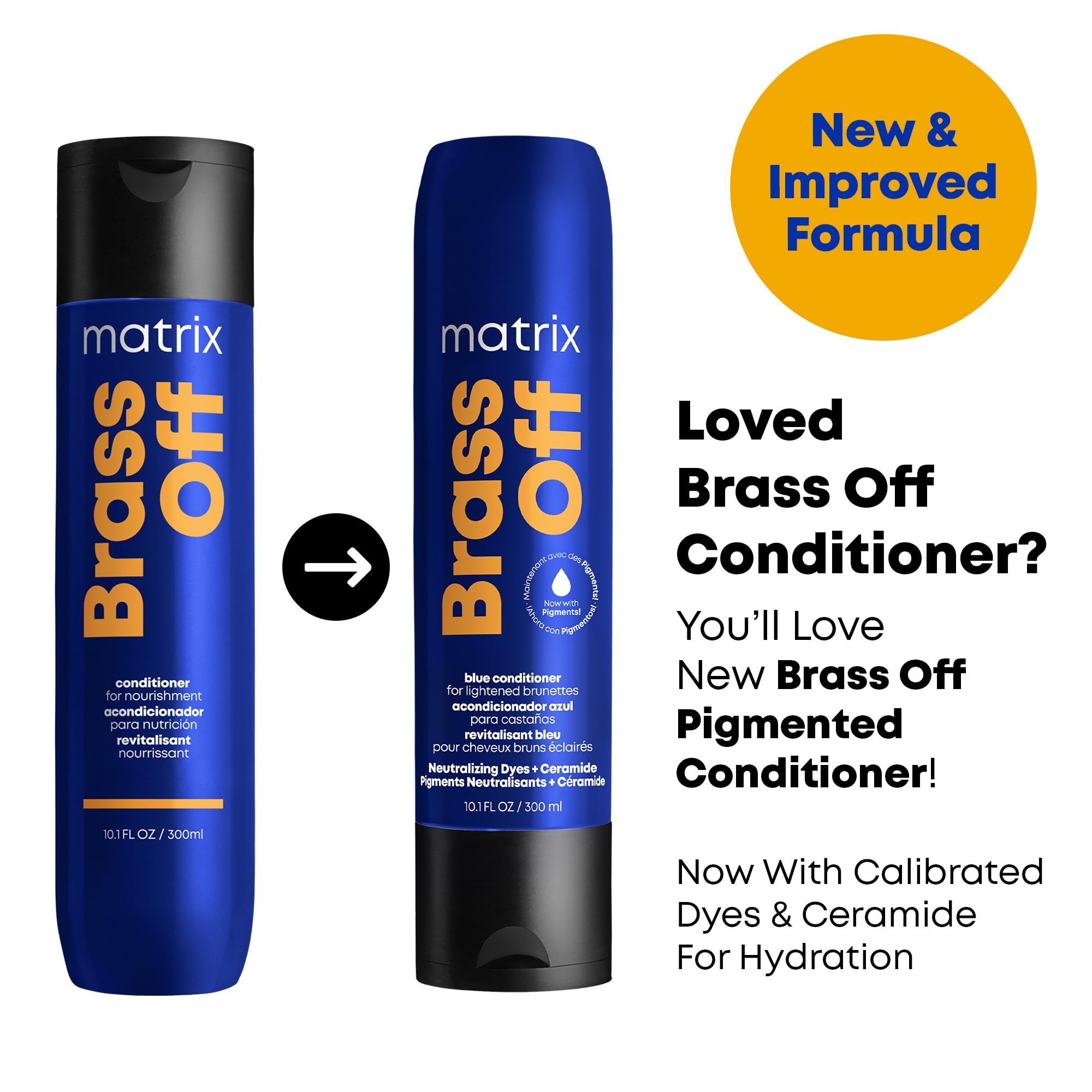 Foto 2 | Acondicionador Sin Enjuague Matrix Brass Off Para Cabello Teñido - Venta Internacional.