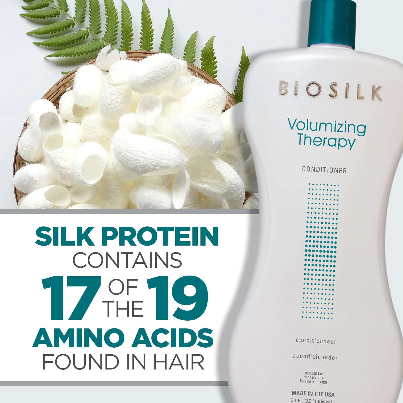 Foto 5 | El Acondicionador Biosilk Voluminizing Therapy De 1 Litro Añade Volumen Y Cuerpo - Venta Internacional.