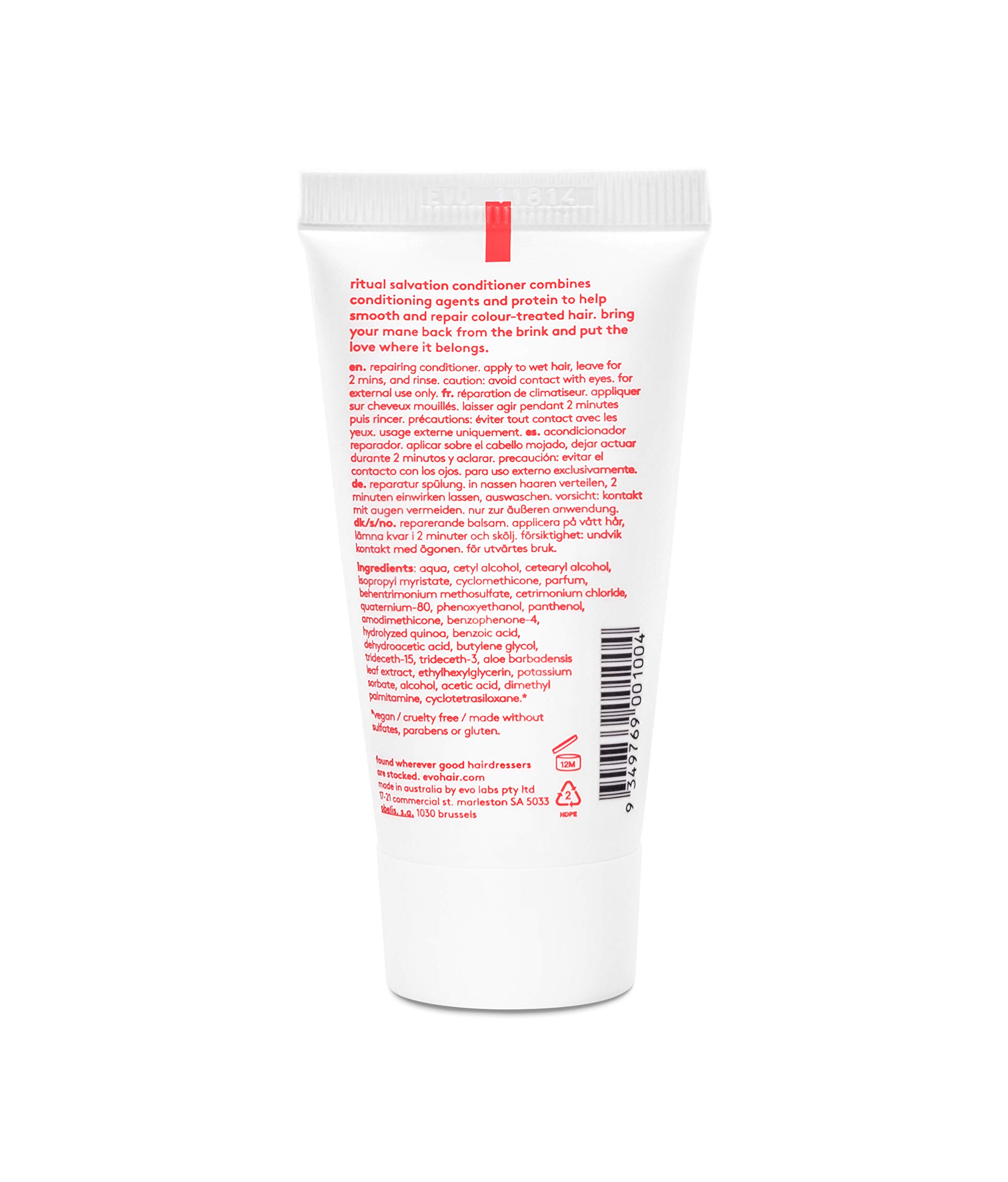 Foto 3 pulgar | Acondicionador Evo Ritual Salvation Repair 30 Ml - Venta Internacional.