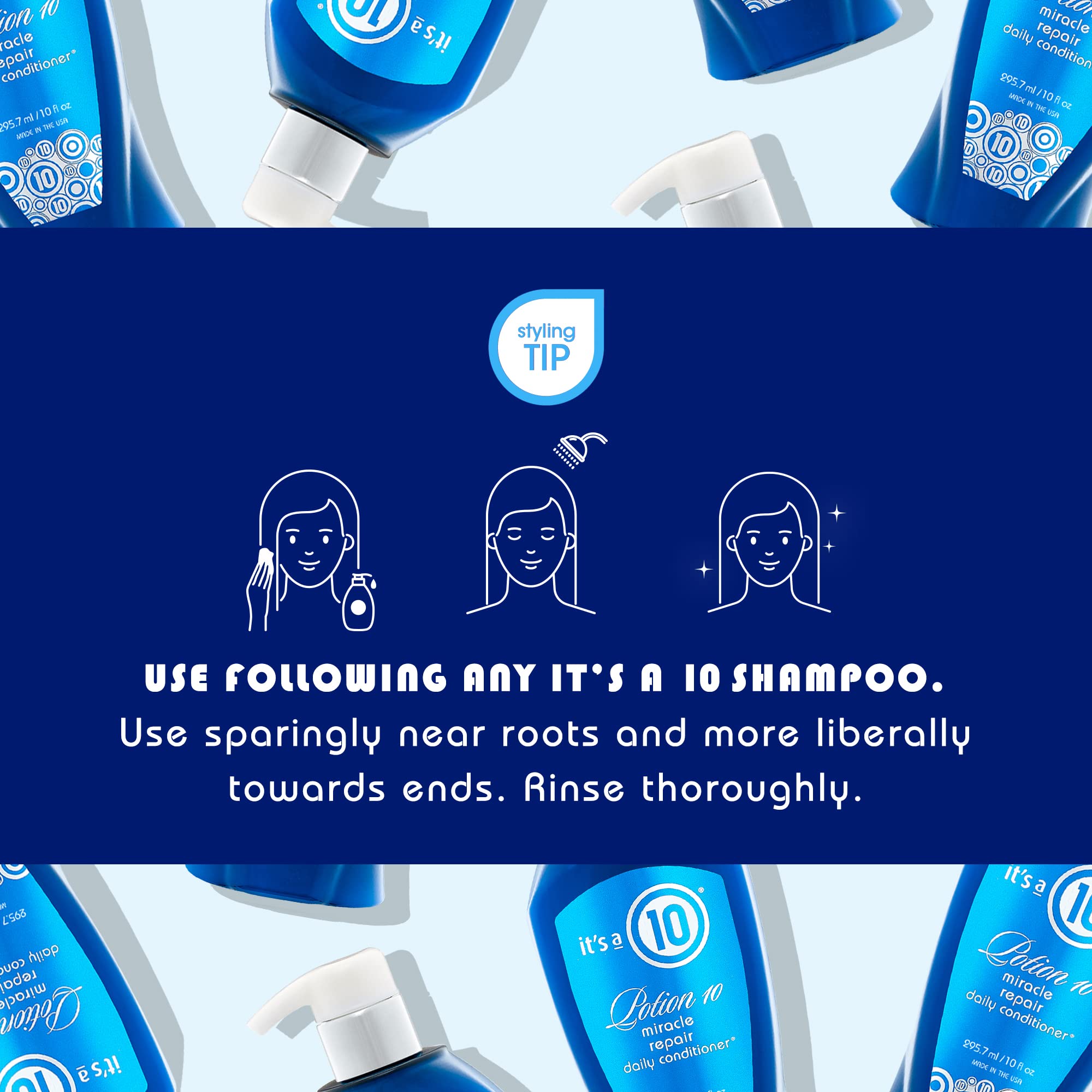Foto 4 | Acondicionador It's A 10 Pociones Para El Cuidado Del Cabello Miracle Repair, 300 Ml - Venta Internacional.