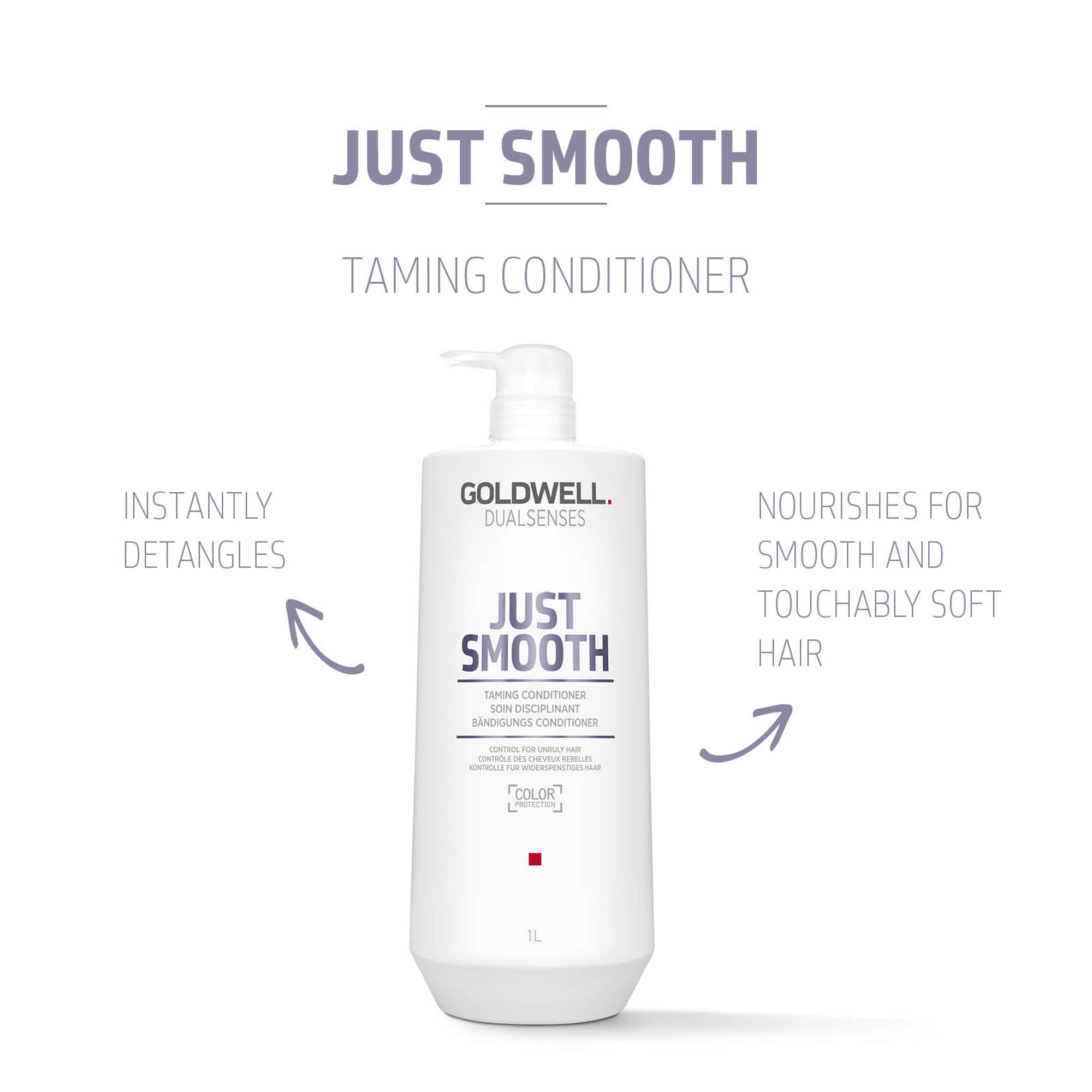 Foto 3 pulgar | Acondicionador Goldwell Dualsenses Just Smooth Taming, 1 Litro - Venta Internacional.