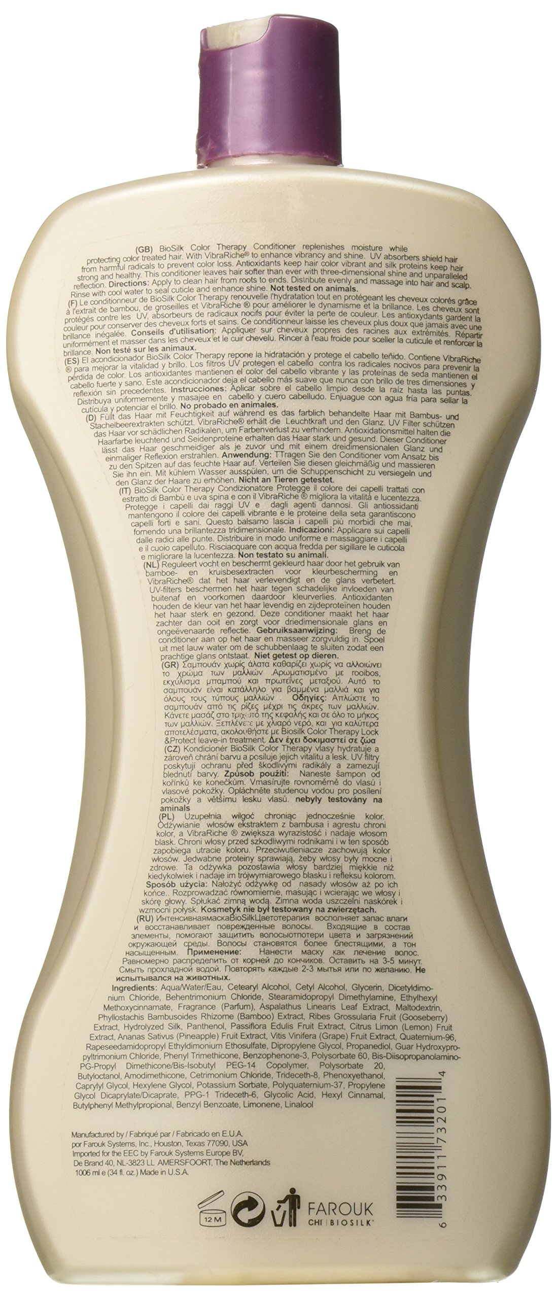 Foto 3 pulgar | Acondicionador Biosilk Cosmo Farouk Color Therapy 1l - Venta Internacional.