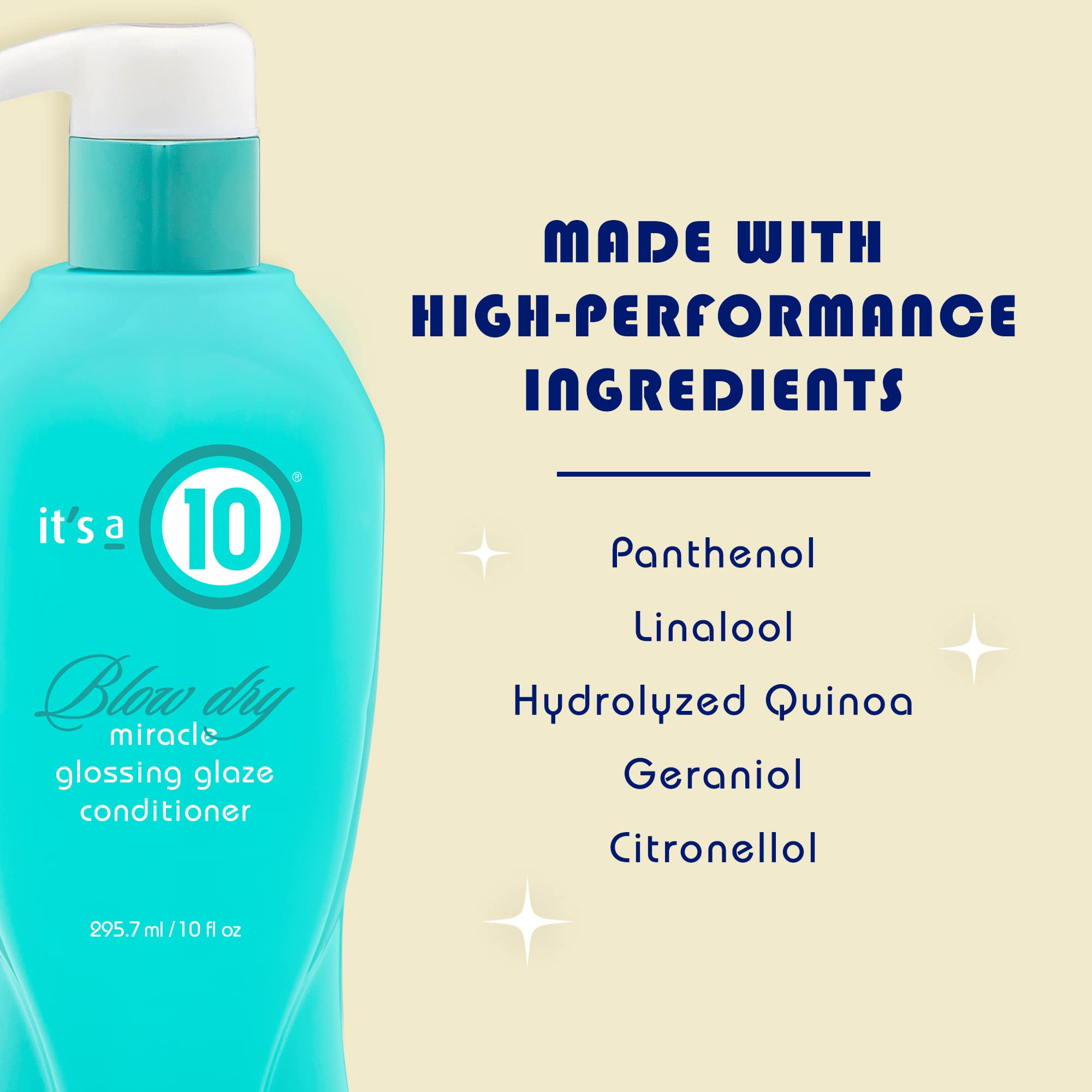 Foto 4 pulgar | Acondicionador It's A 10 Blow Dry Miracle Glossing Glaze, 300 Ml - Venta Internacional.