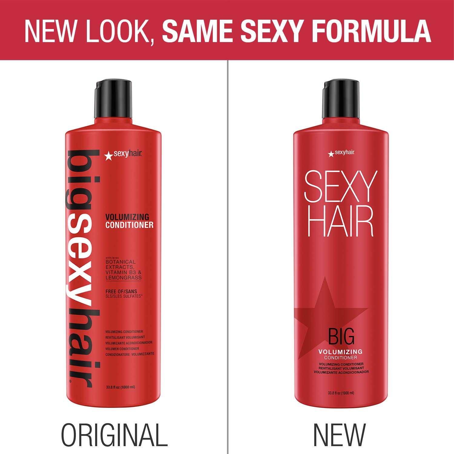 Foto 3 pulgar | Acondicionador Sexyhair Big Voluminizing, 1 Litro, Humectante E Hidratante - Venta Internacional.