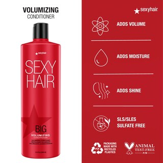 Foto 3 | Acondicionador Sexyhair Big Voluminizing, 1 Litro, Humectante E Hidratante - Venta Internacional.