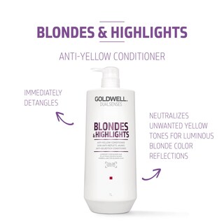 Foto 2 | Acondicionador Goldwell Dualsenses Blondes & Highlights 1l - Venta Internacional.