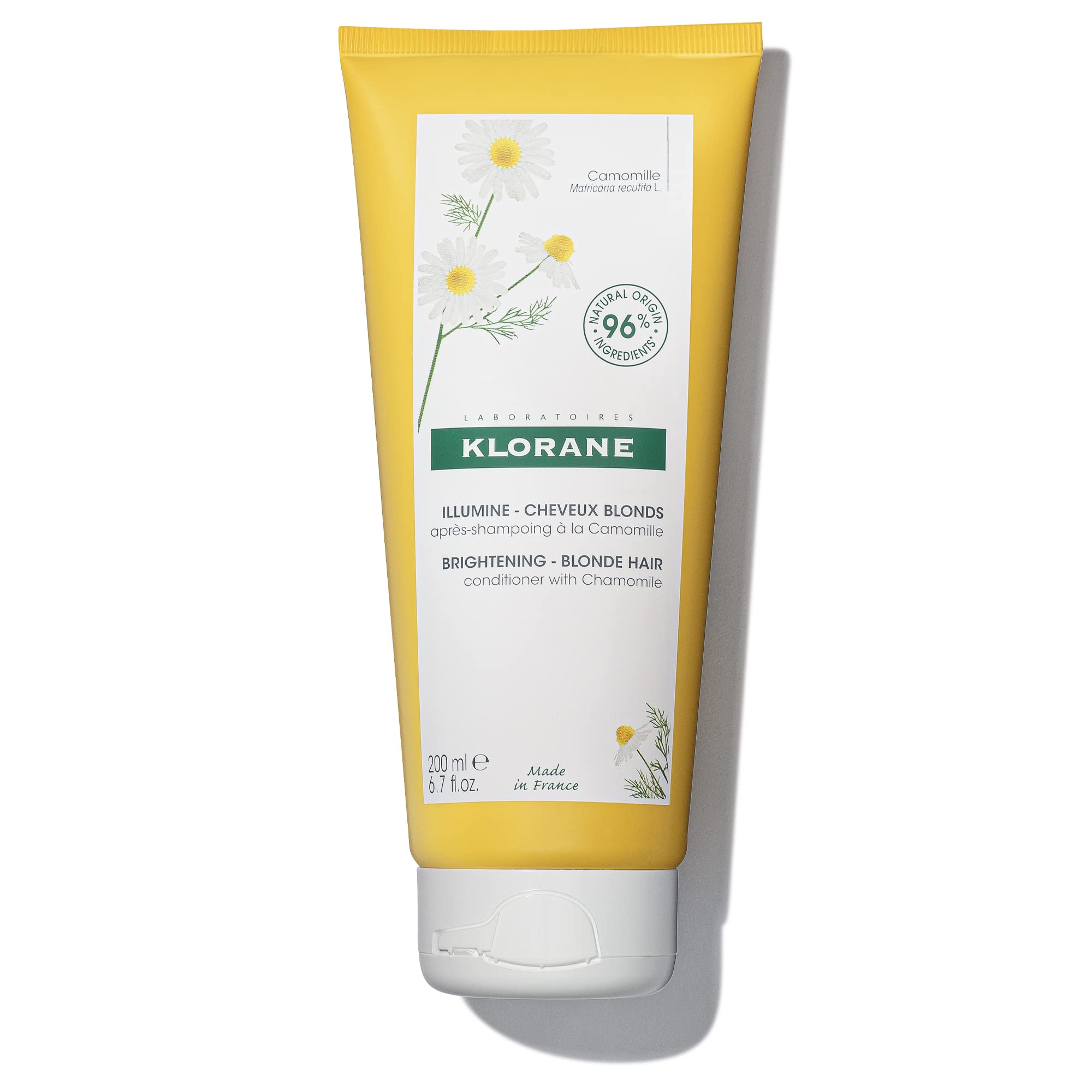 Acondicionador Klorane, Camomila Iluminadora, 200 Ml, Para Cabello Rubio - Venta Internacional.