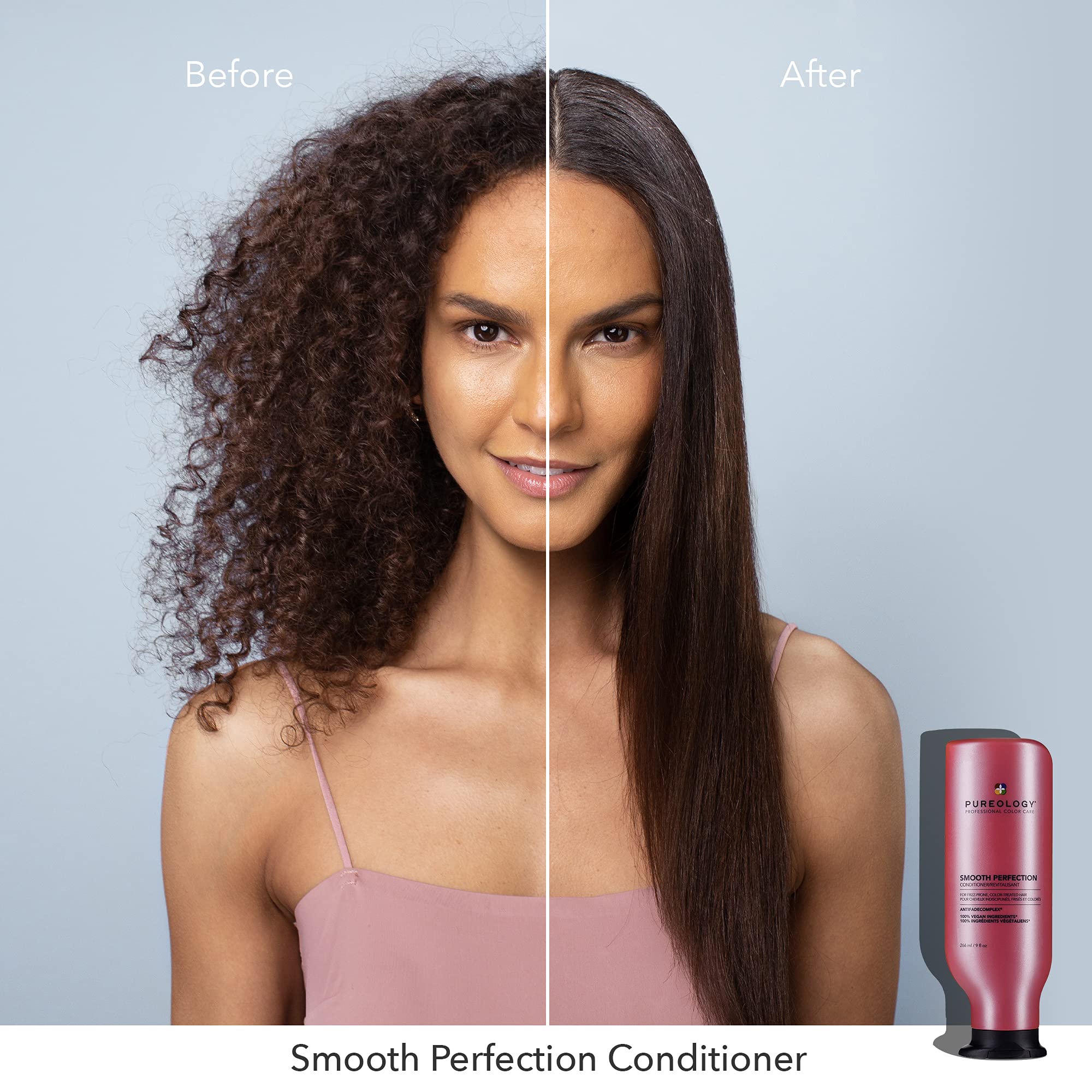 Foto 8 pulgar | Acondicionador Pureology Smooth Perfection Frizzy Hair 1l - Venta Internacional.