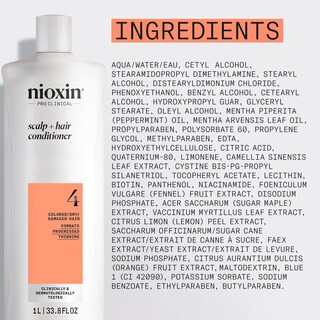 Foto 7 | Acondicionador Nioxin System 4 Scalp Therapy, 1 Litro, Teñido - Venta Internacional.